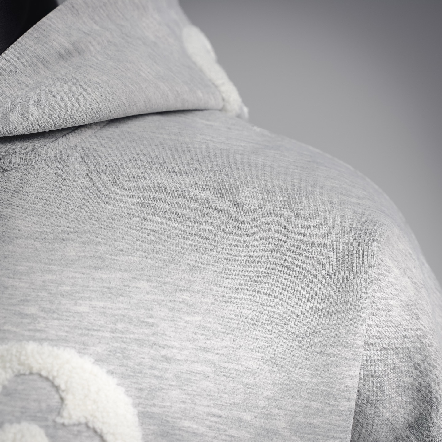 Louis chenille appliqué zip-up jacket