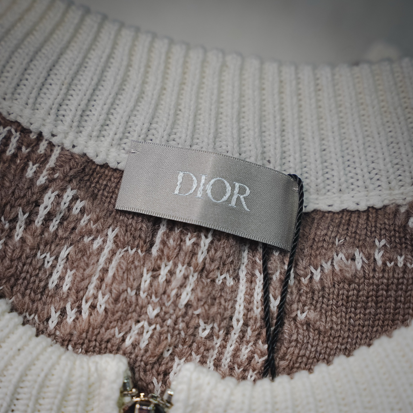 CD jacquard cardigan