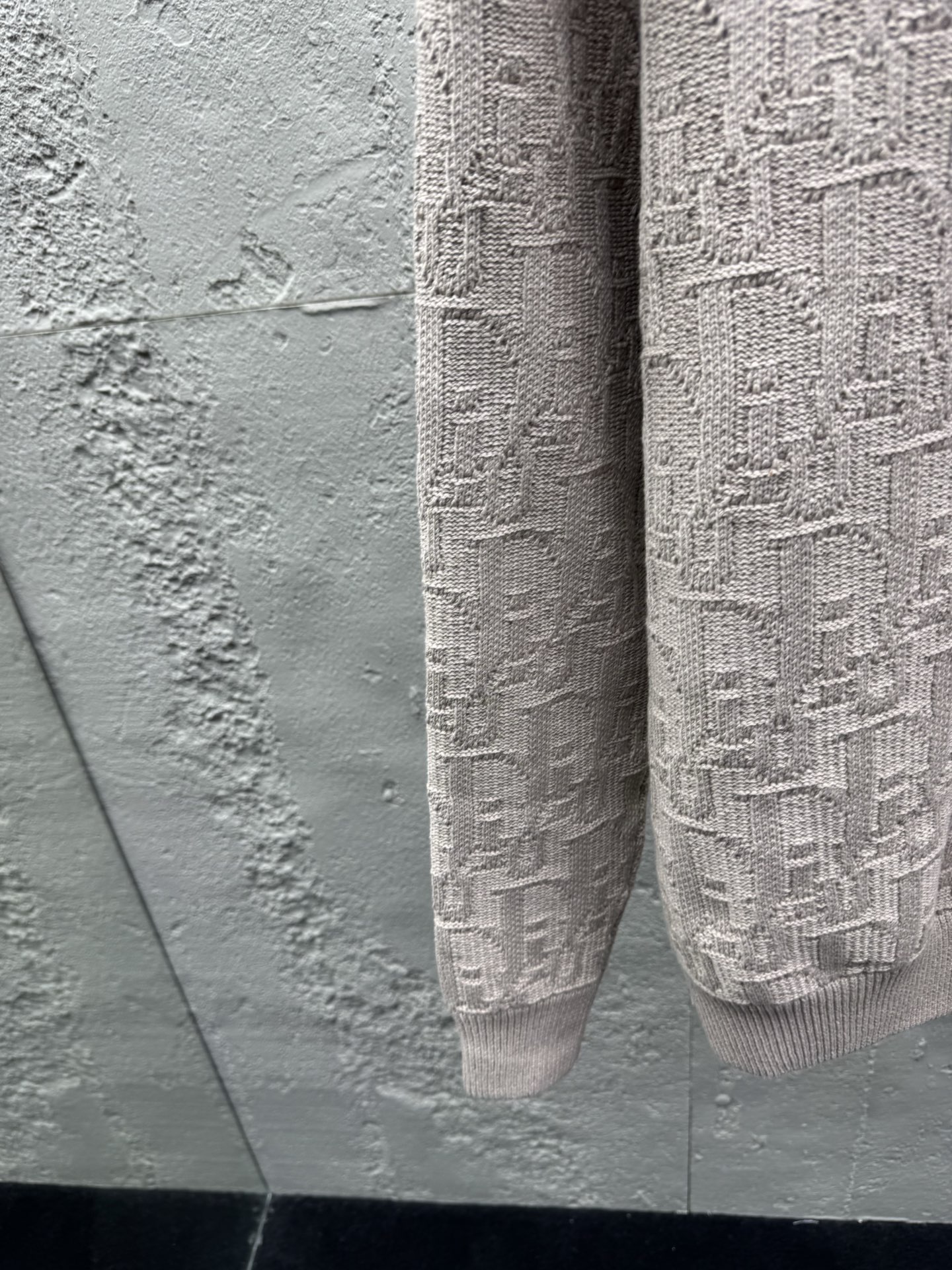 CD all-over jacquard sweater