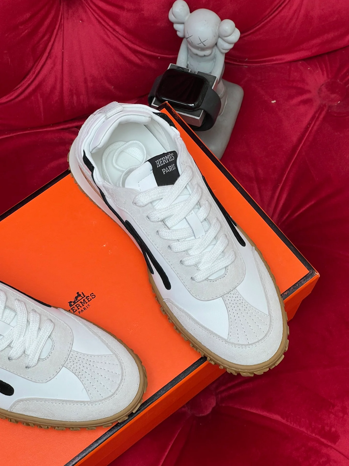 Herm suede sneakers
