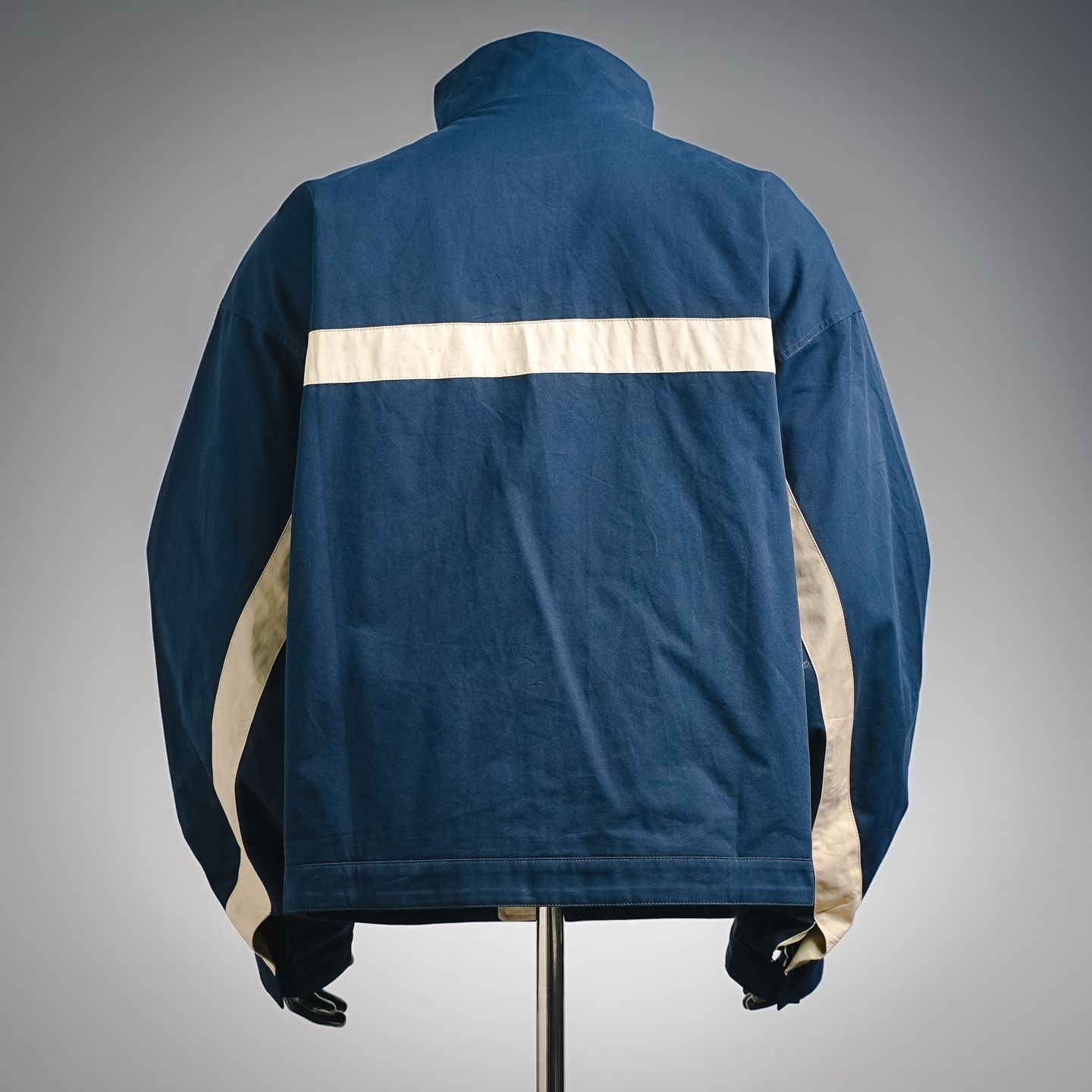 Saint embroidered splicing jacket