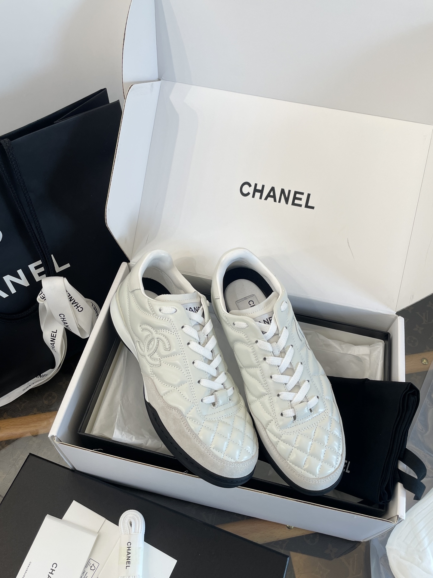 Chan quilted classic sneakers