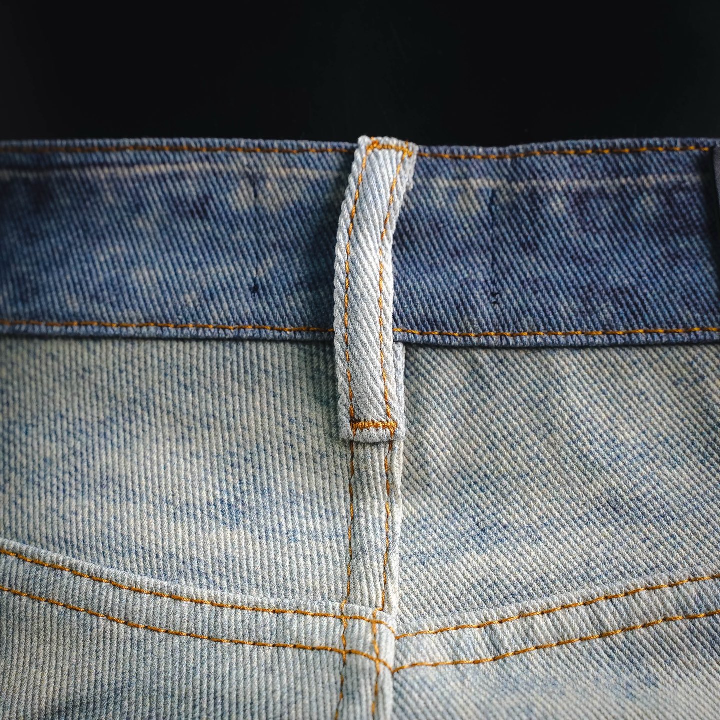 Balen bleached straight jeans