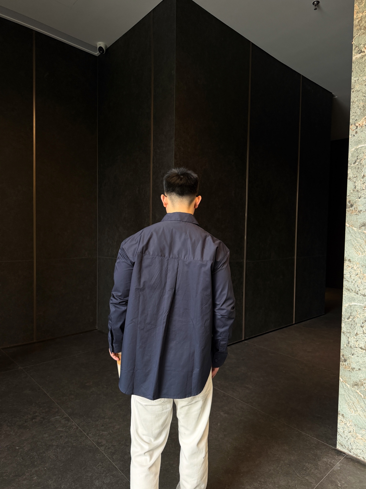 Loe embroidered long-sleeved shirts