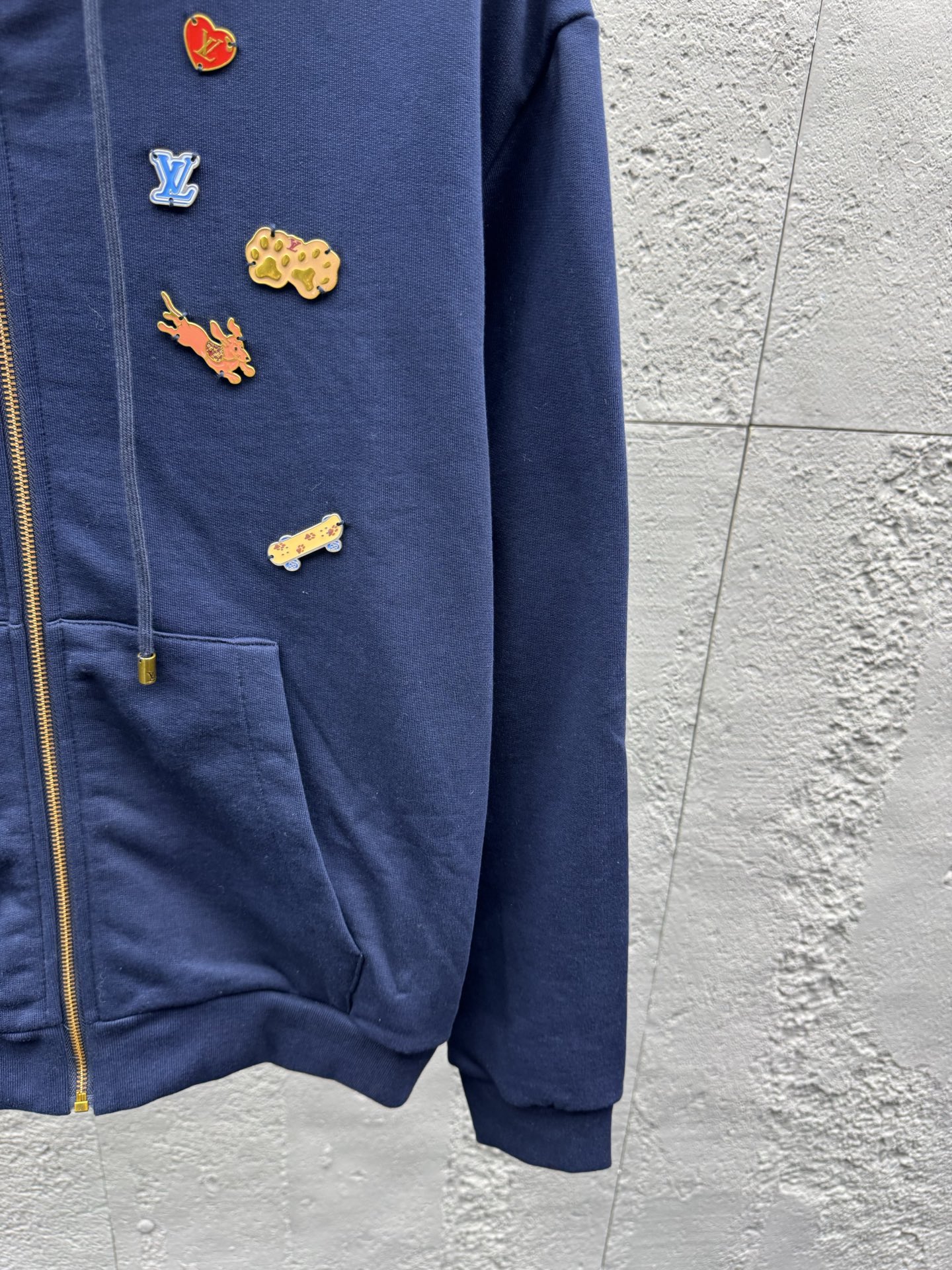 Louis logo badge printedjacket