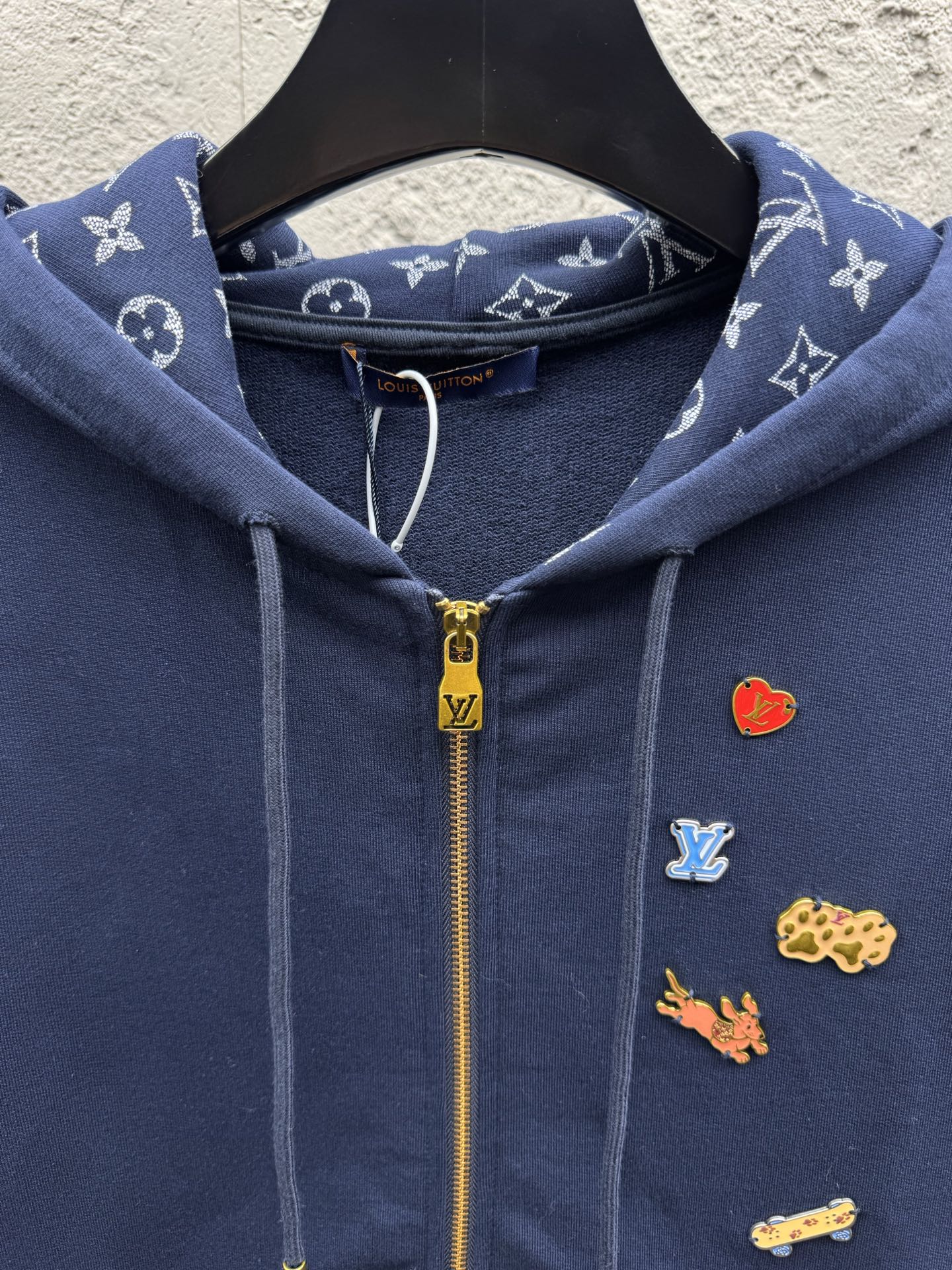 Louis logo badge printedjacket