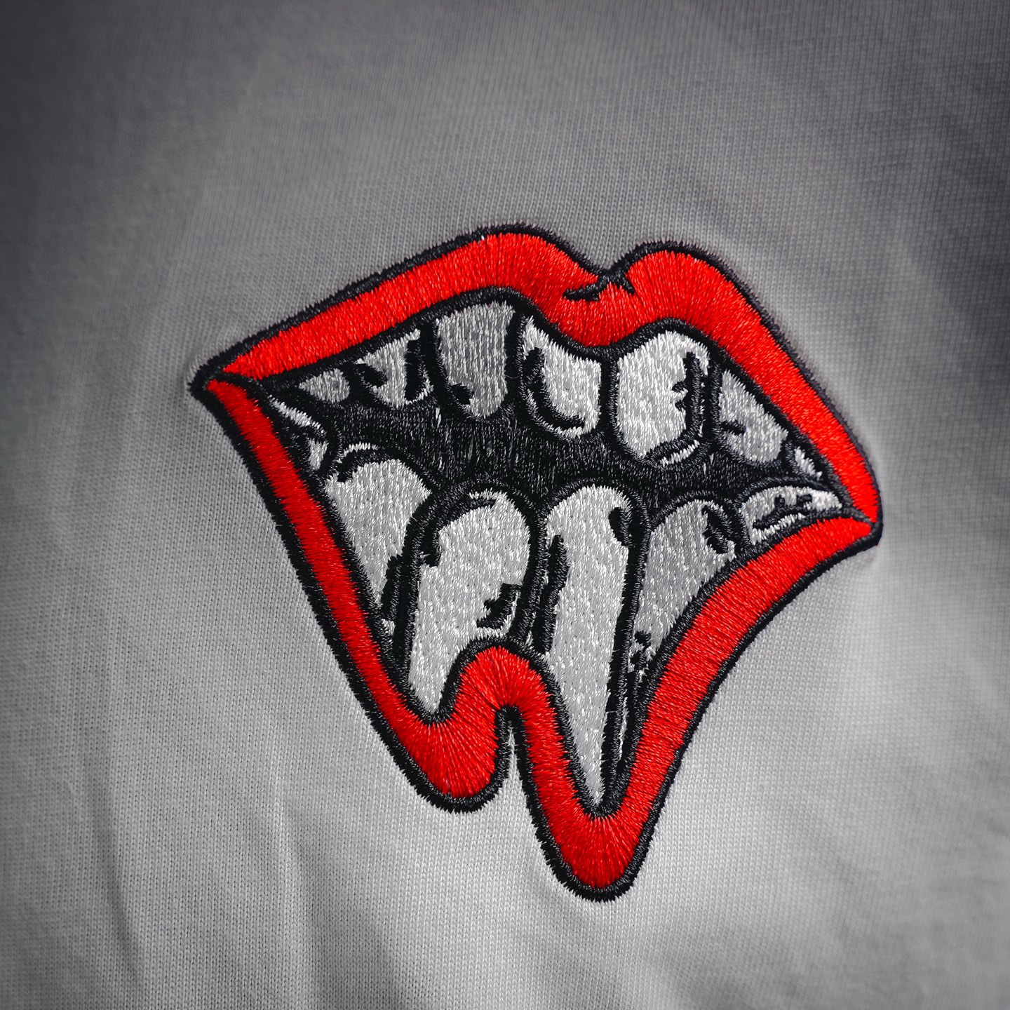 Chrome applique sweatshirt