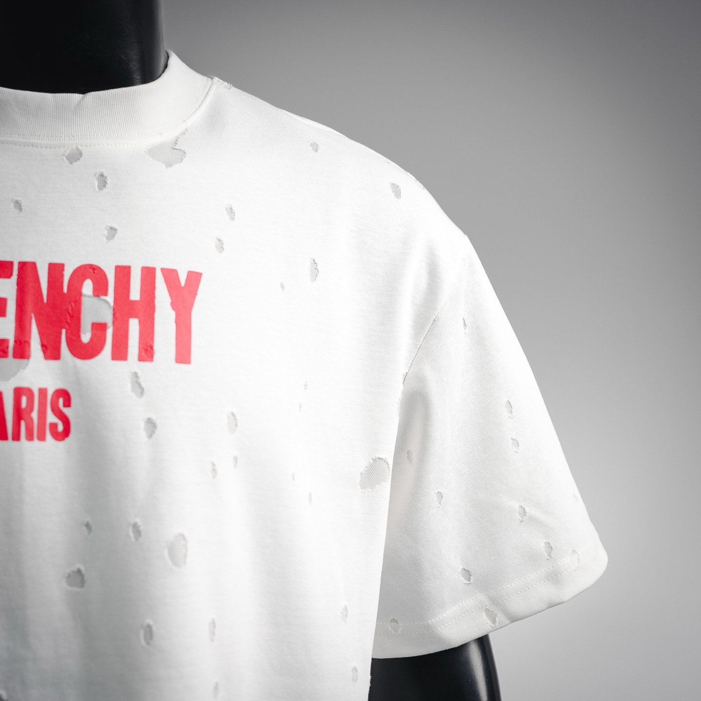 Given ripped t-shirt