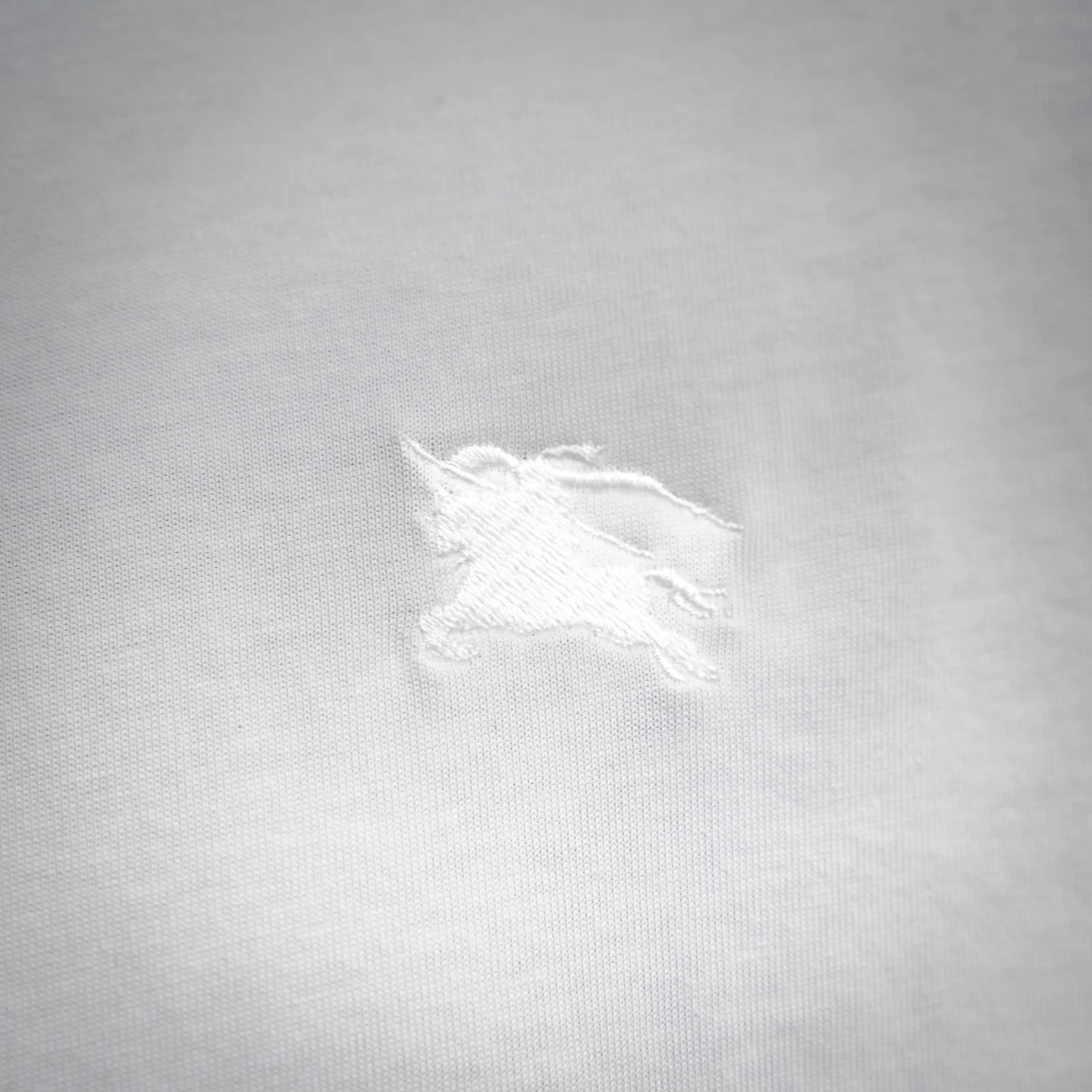 Bur plaid embroidered t-shirt