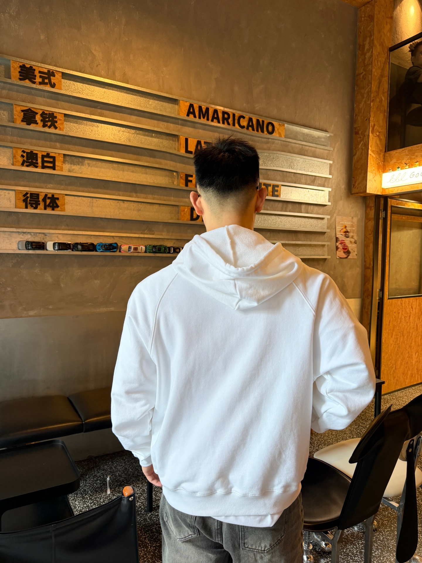 Balen zip-up printed hoodie