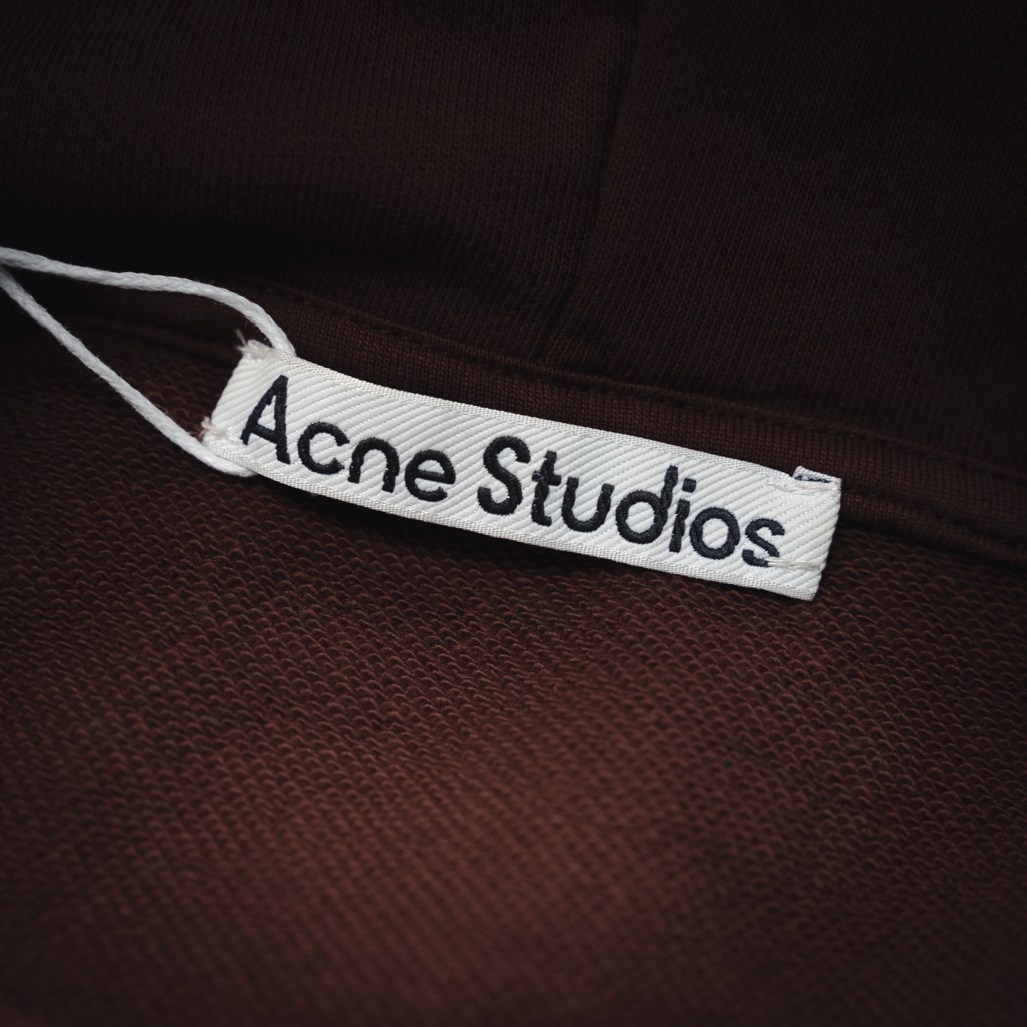 Acne washed letter hoodie