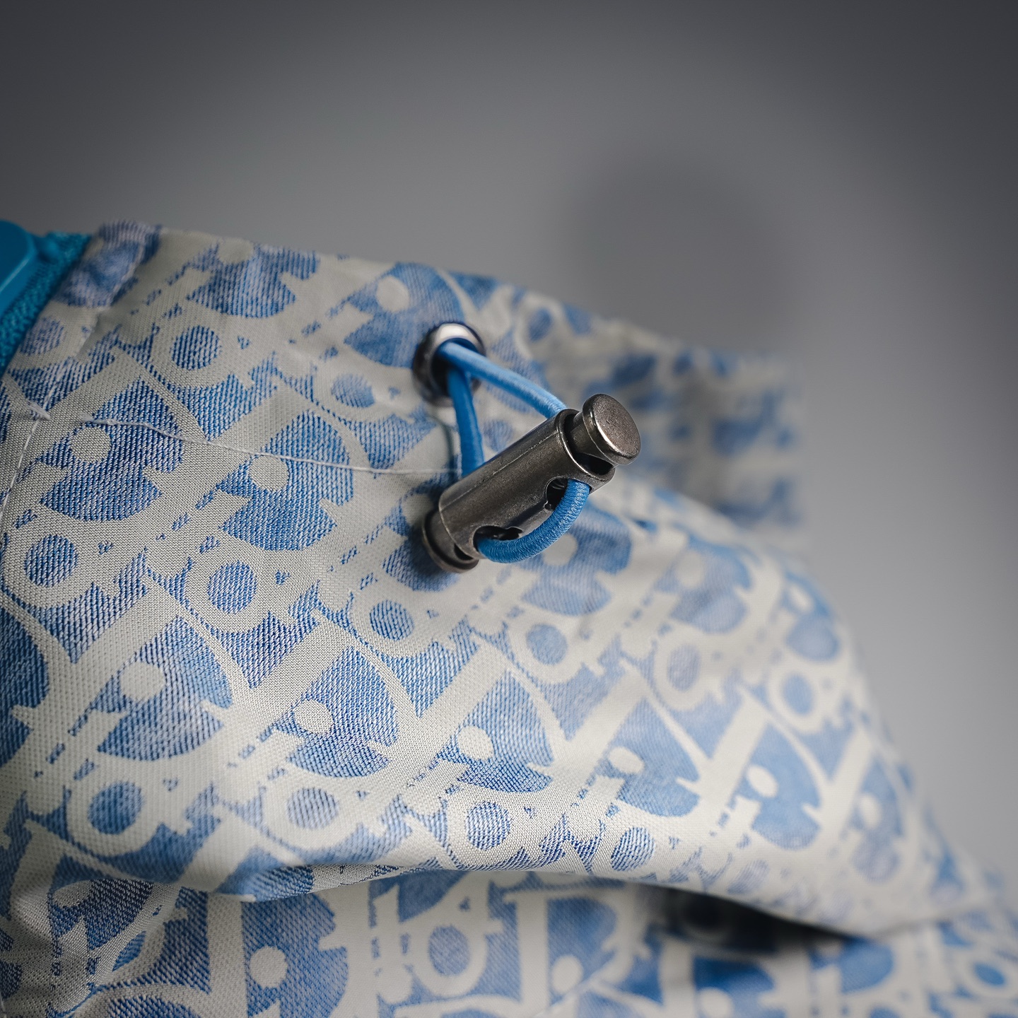 CD all-over zip-up jacket