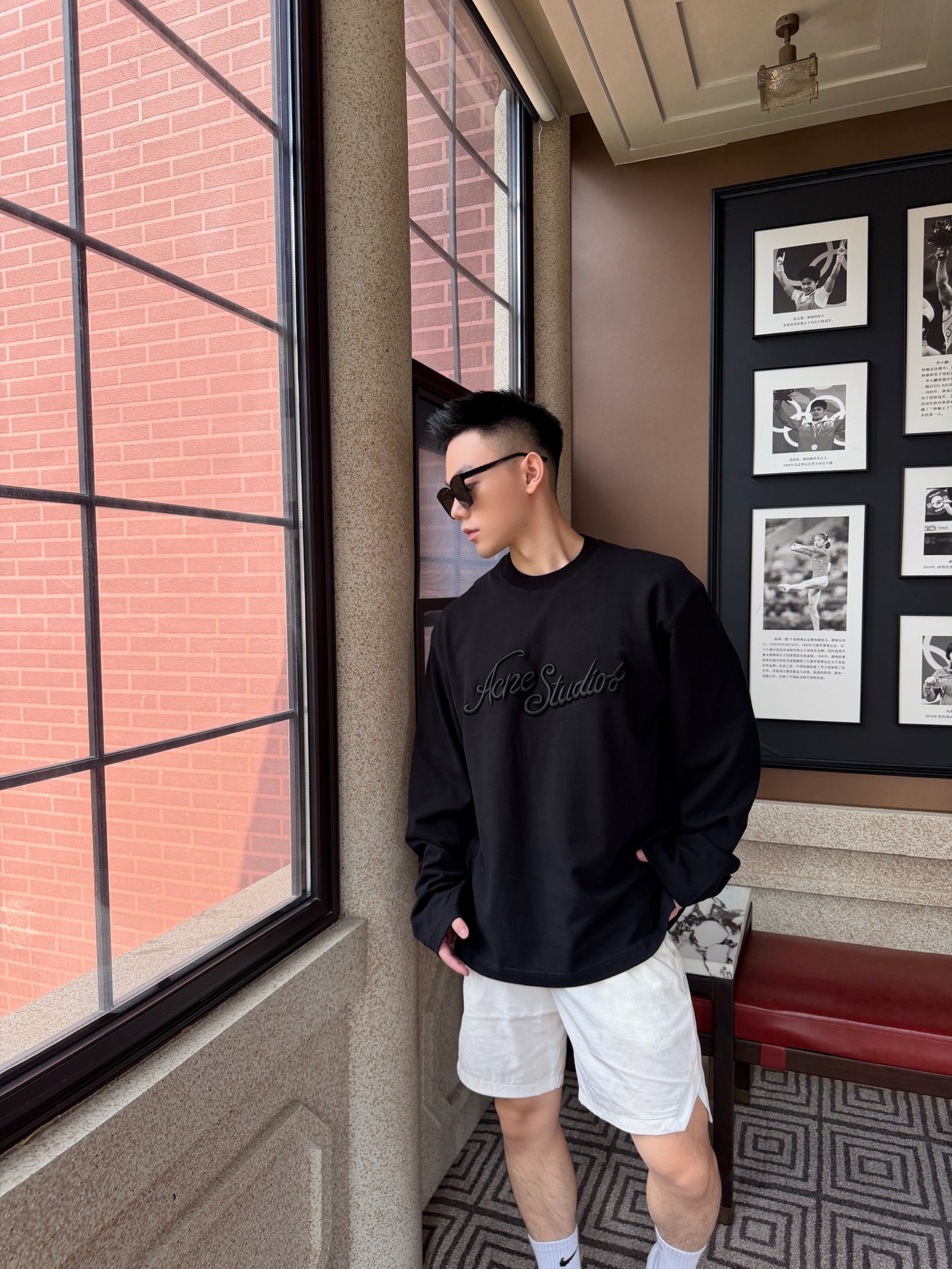 Acen embroidered sweatshirt