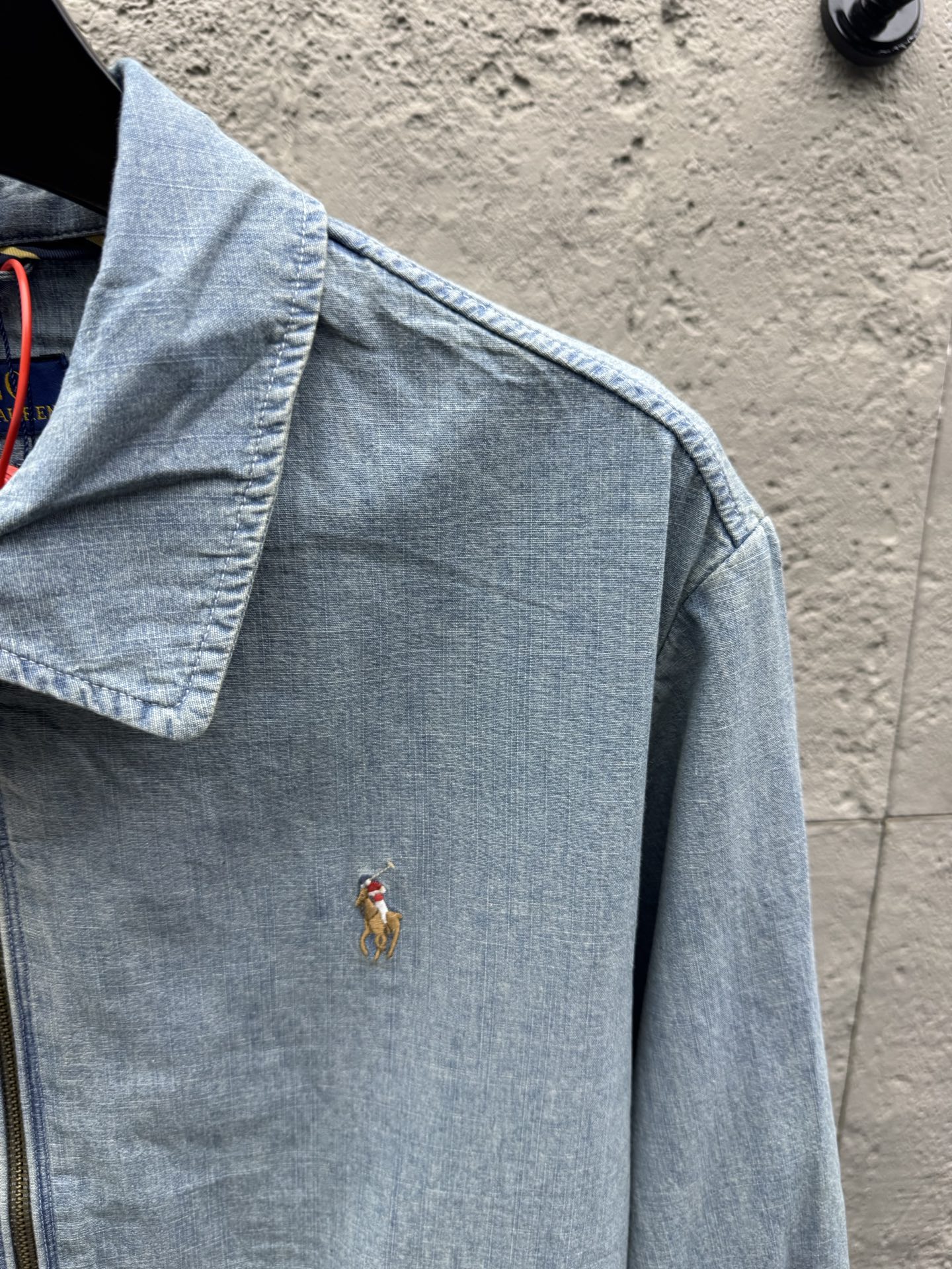 Ralph embroidered denim jacket