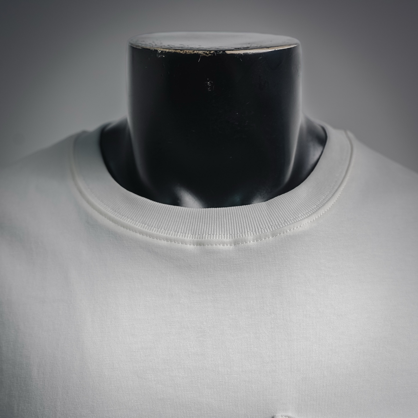 Chrome hem printed t-shirt