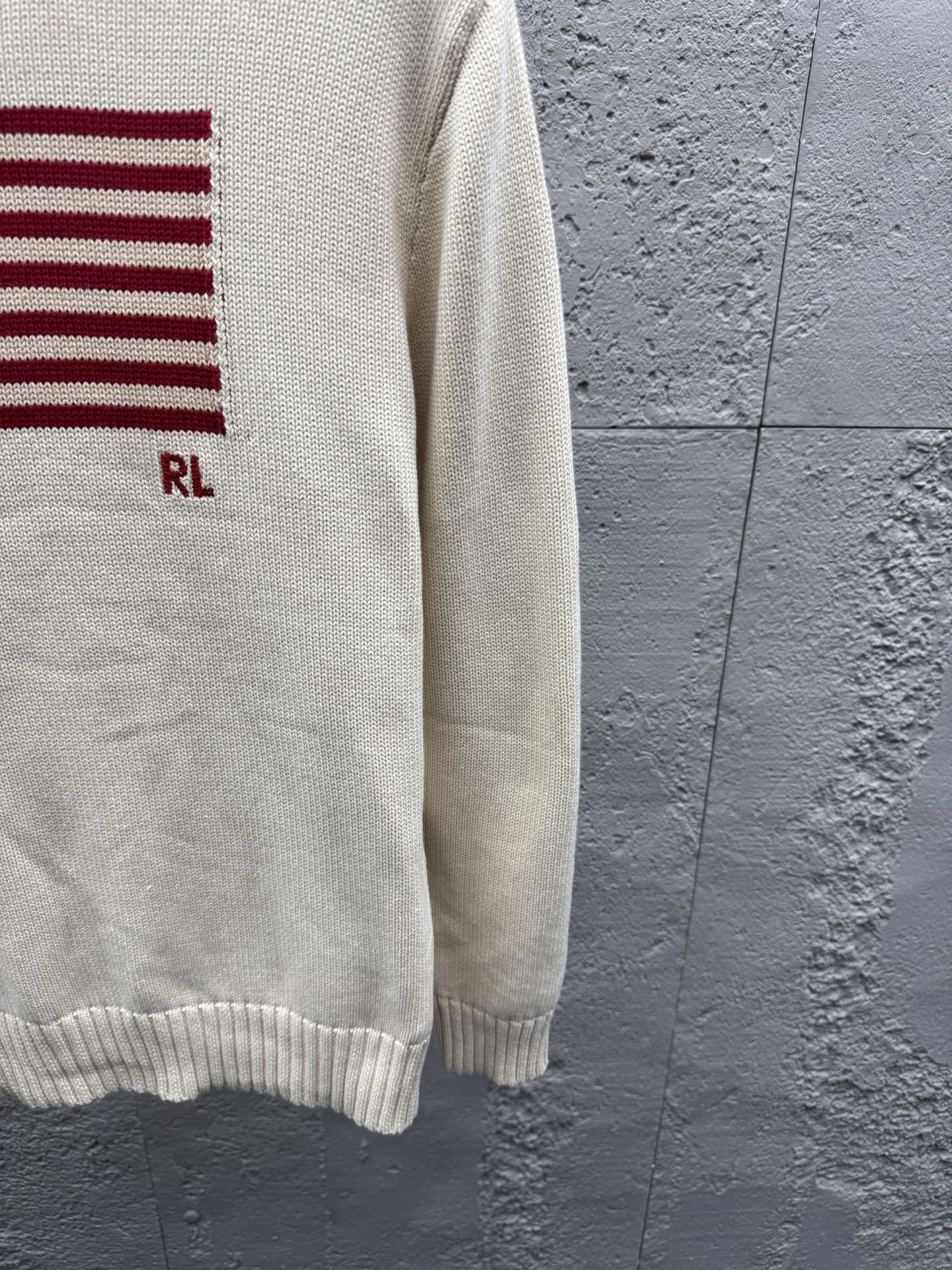 Ralph embroidered jacquard sweater