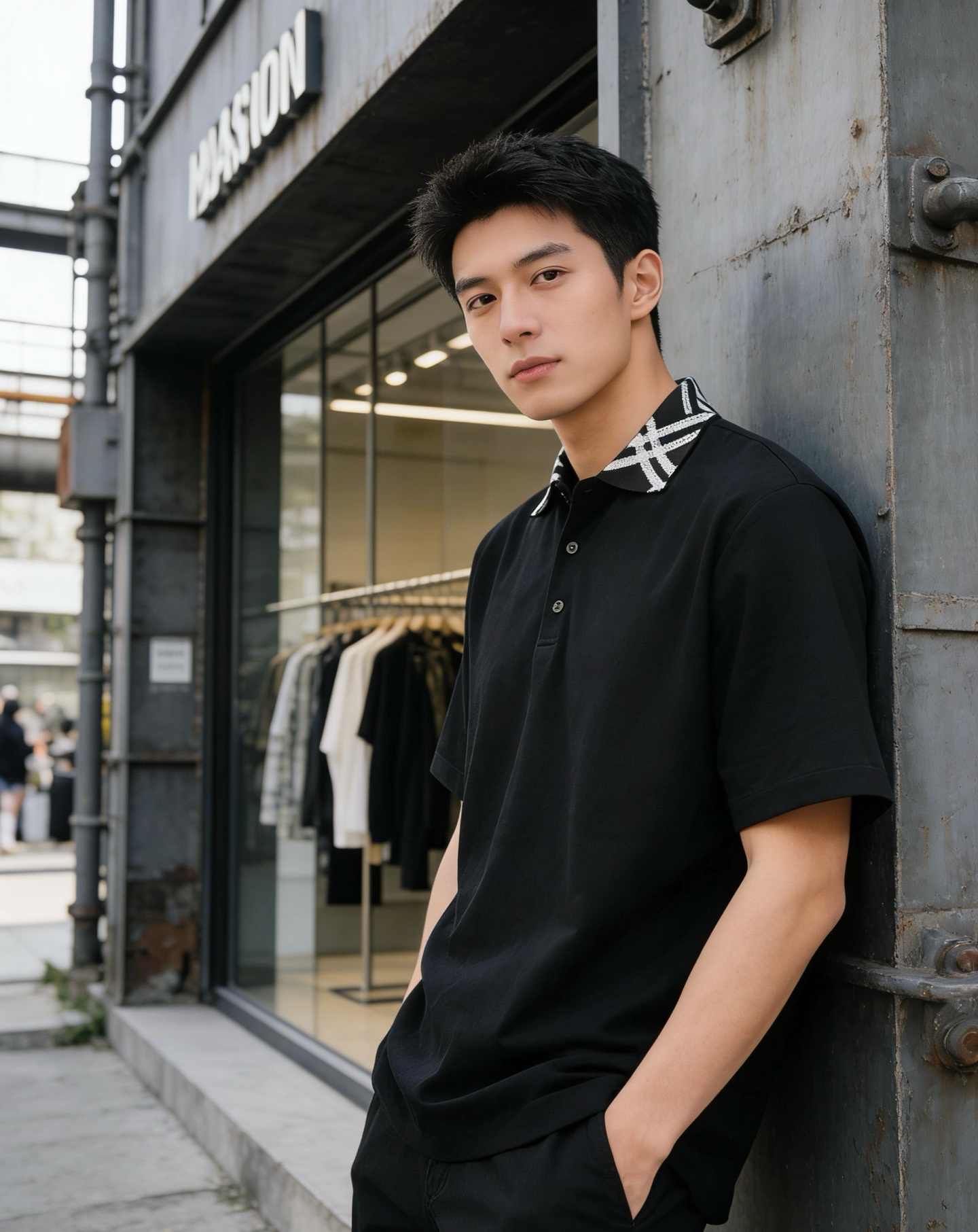 Bur plaid classic Polo