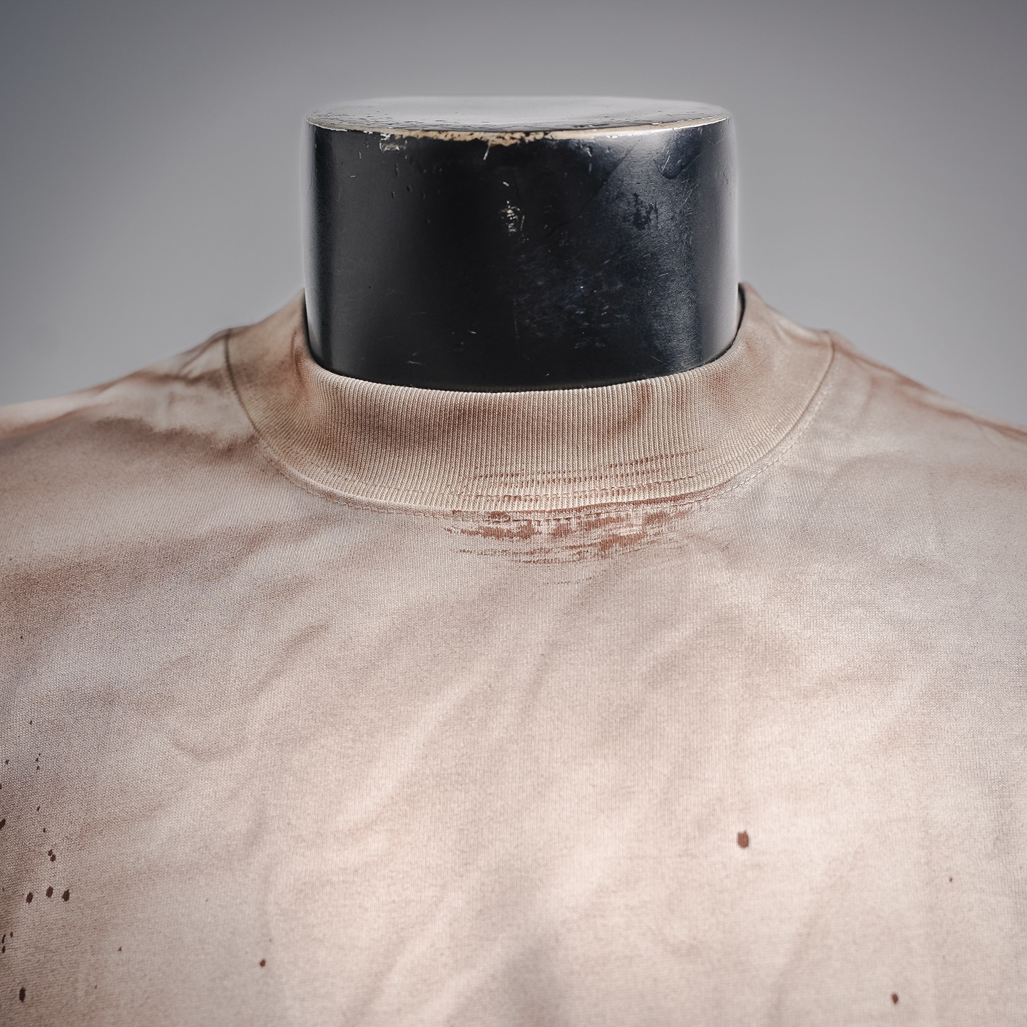 We11 distressed contrast sweatshirt