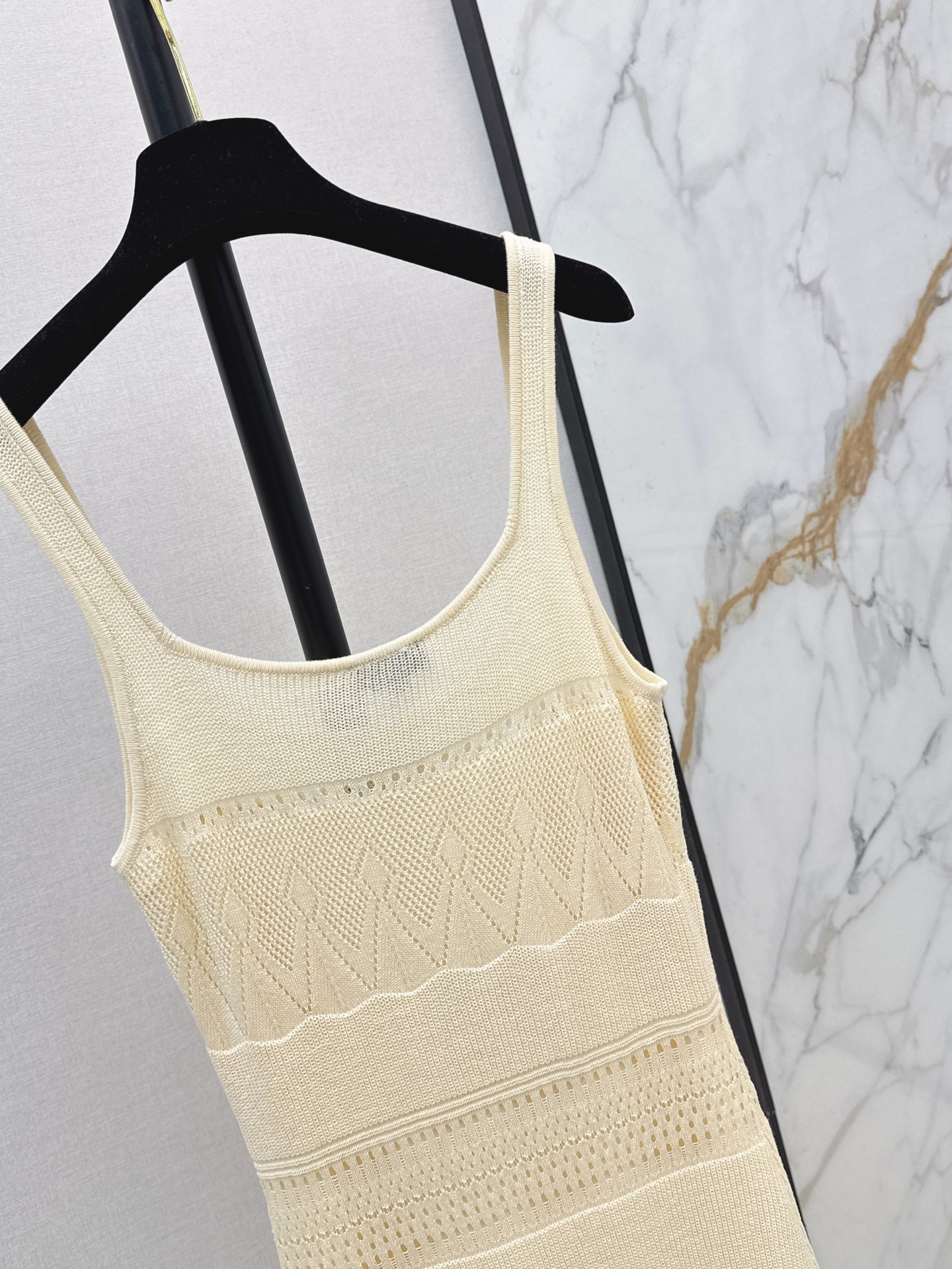 Chan 26ss hollow slip dress