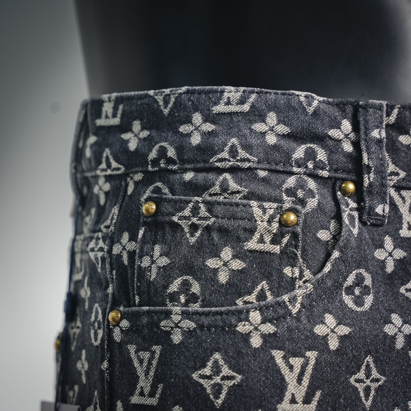 Loui print straight-leg jeans