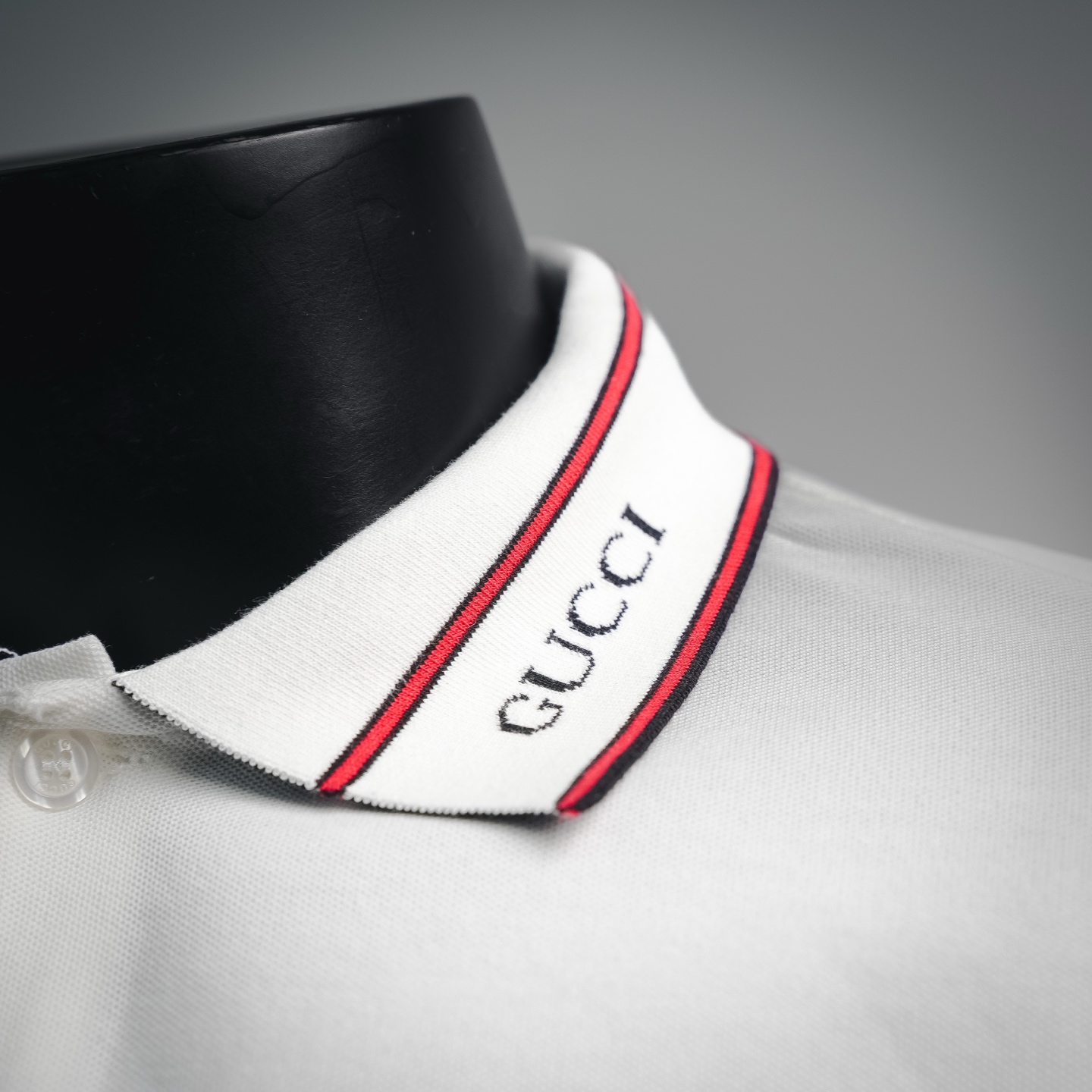 Guc ribbed jacquard Polo