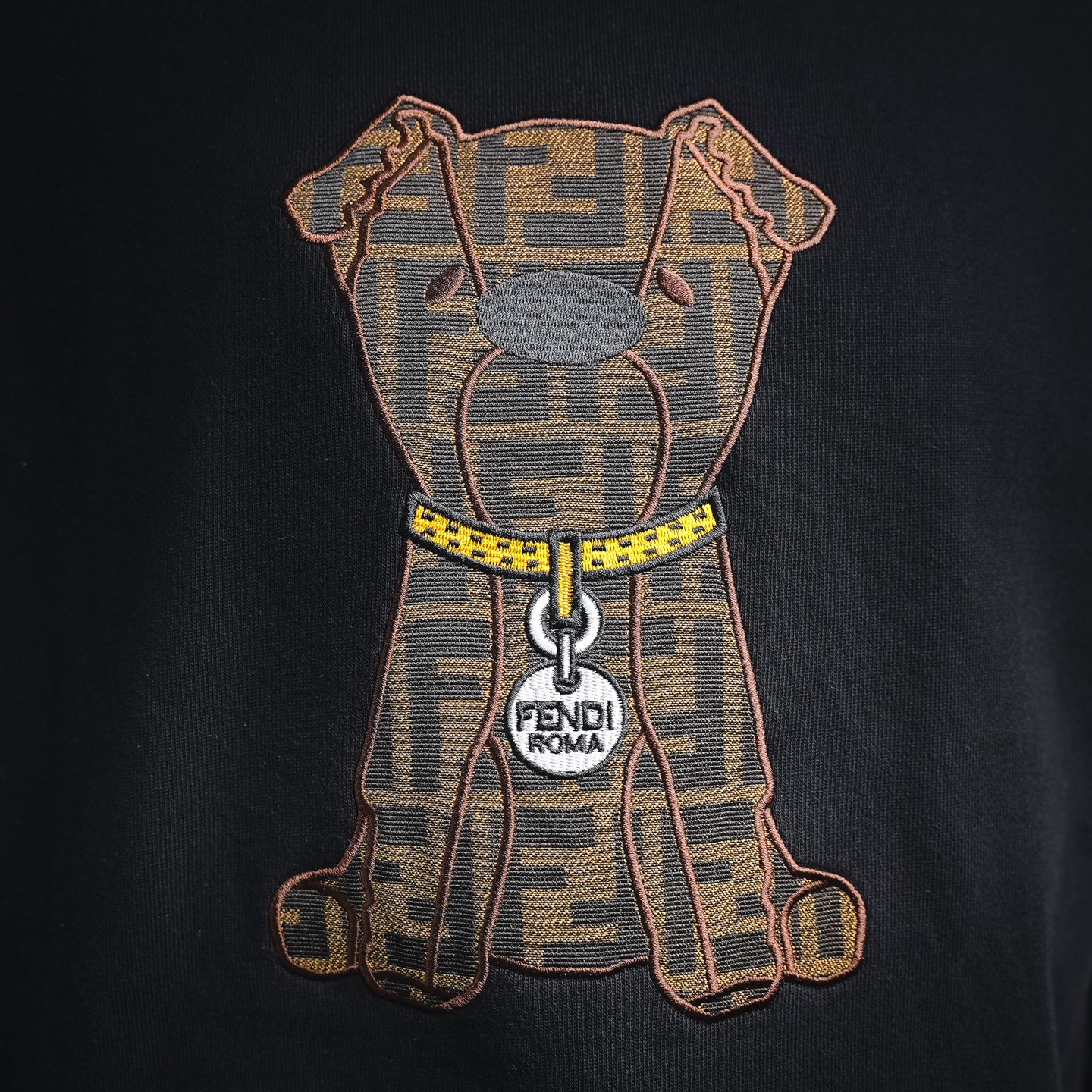 Fend embroidered sweatshirt
