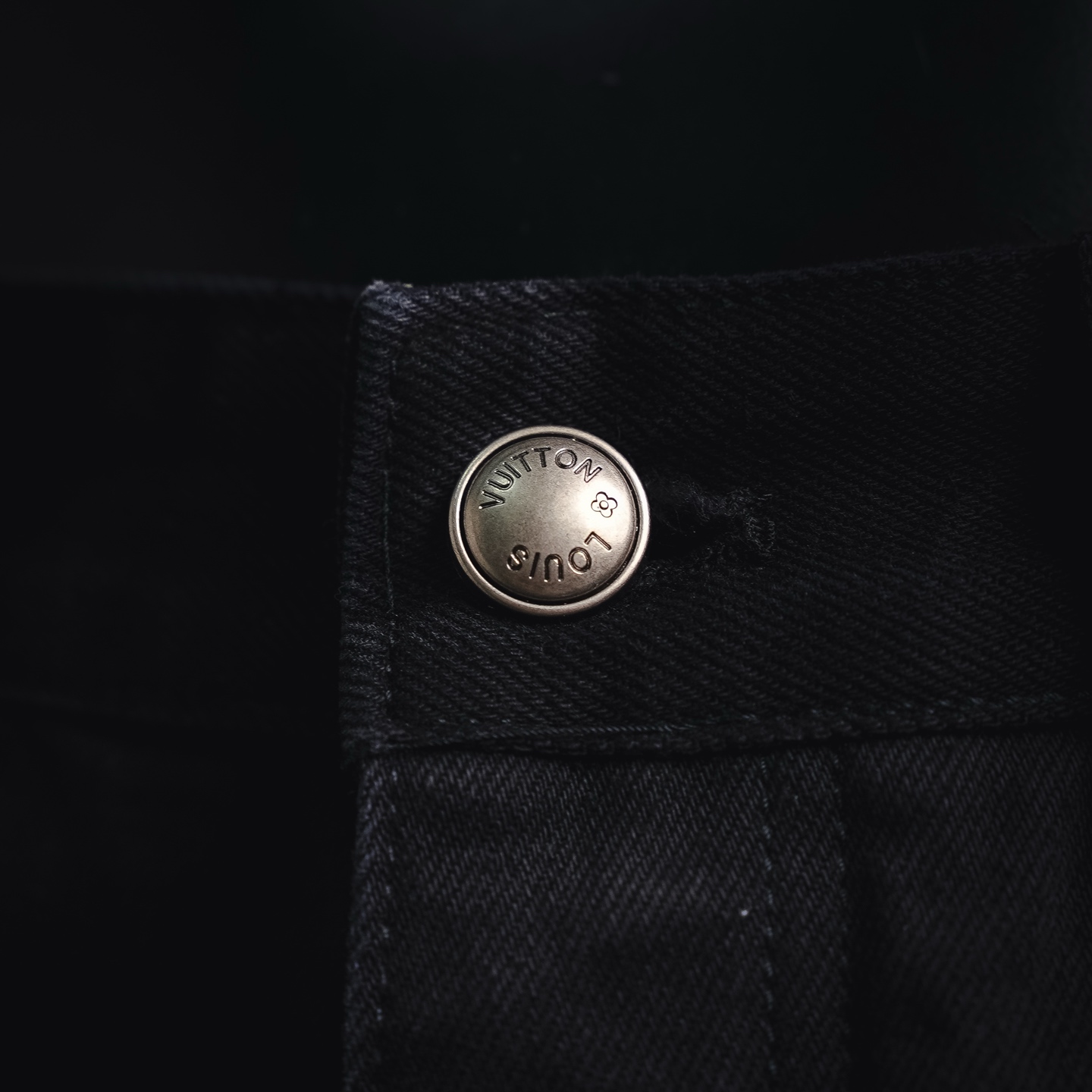 Louis monogram tonal jeans