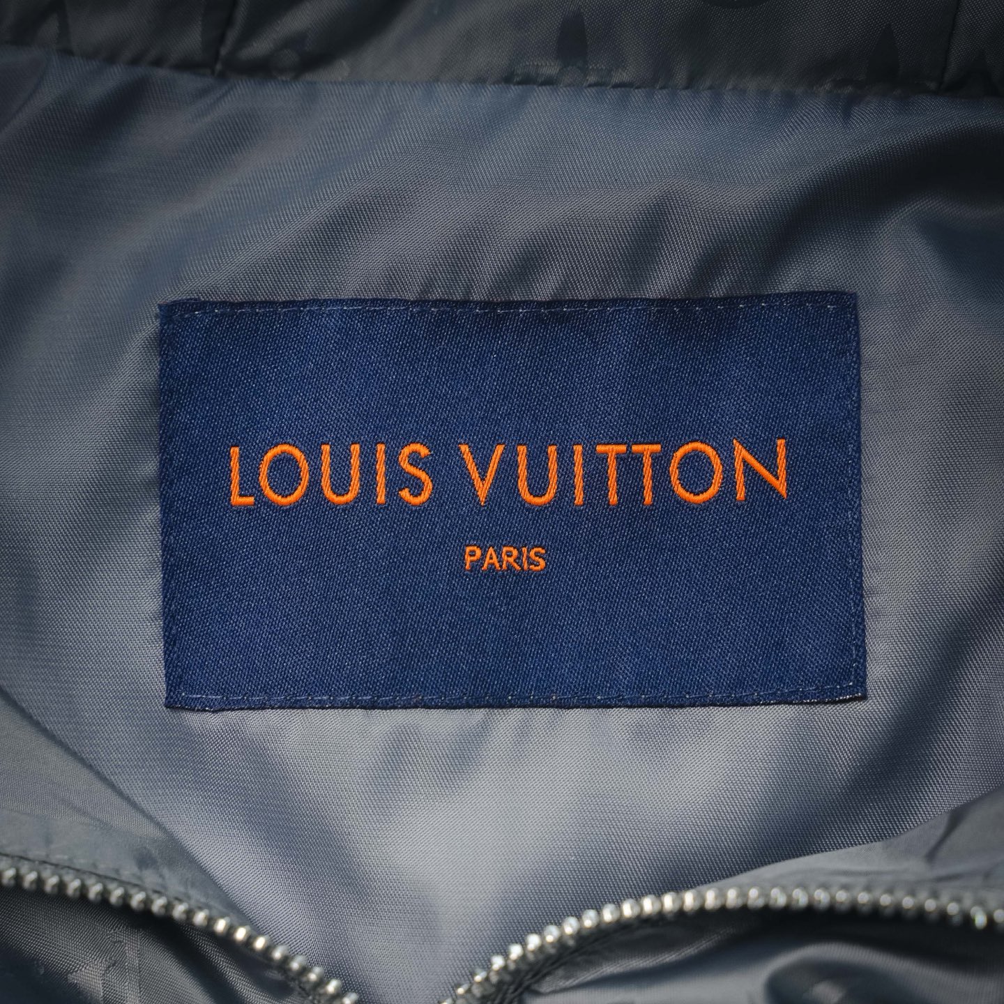 Louis splicing hooded jacket