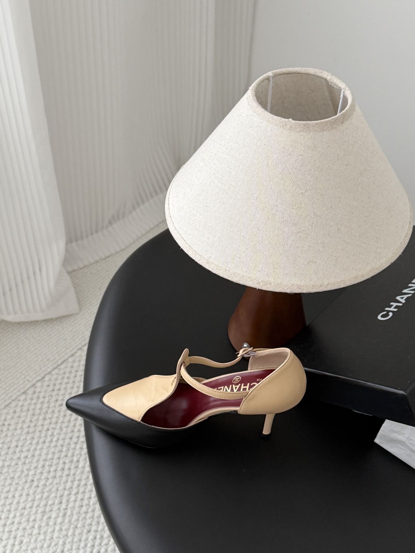 Chan 26P t-strap stilettoes