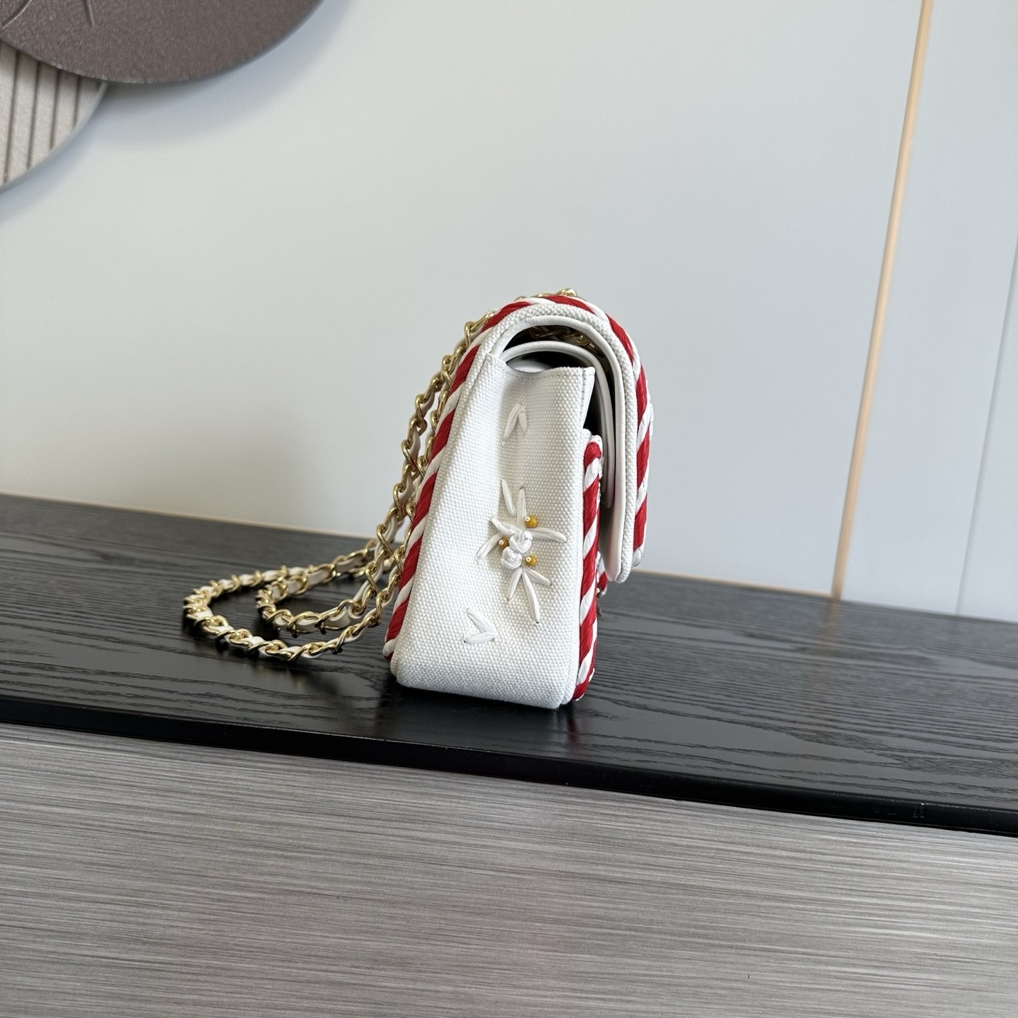 Chan 26K CF2.55 Embroidered Bag