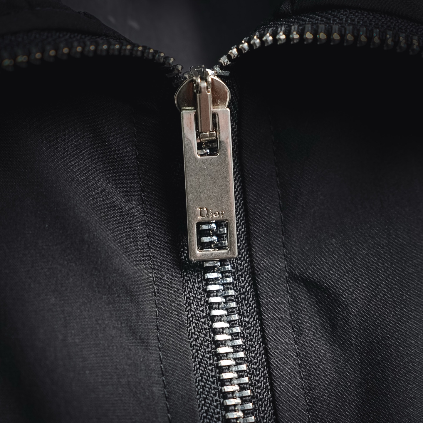 CD embroidered stand collar jacket
