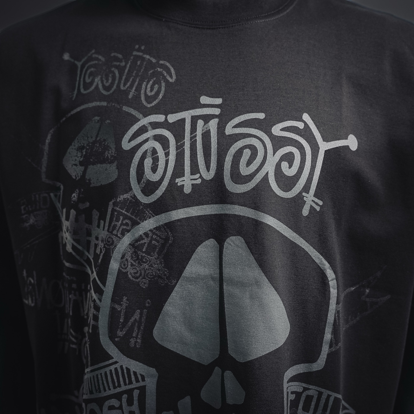 Stuss printed loose t-shirt