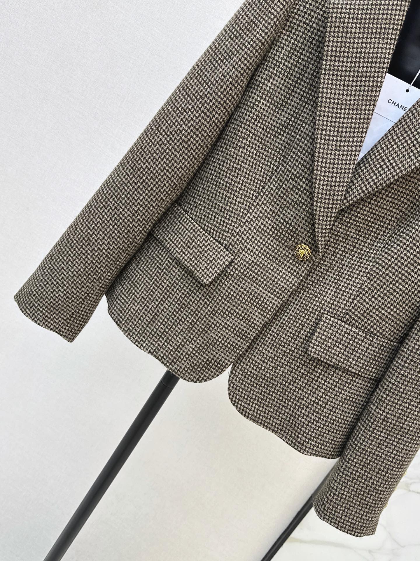 Chan 26fw houndstooth blazer