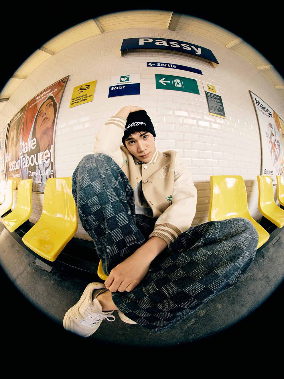 Louis checkerboar jeans