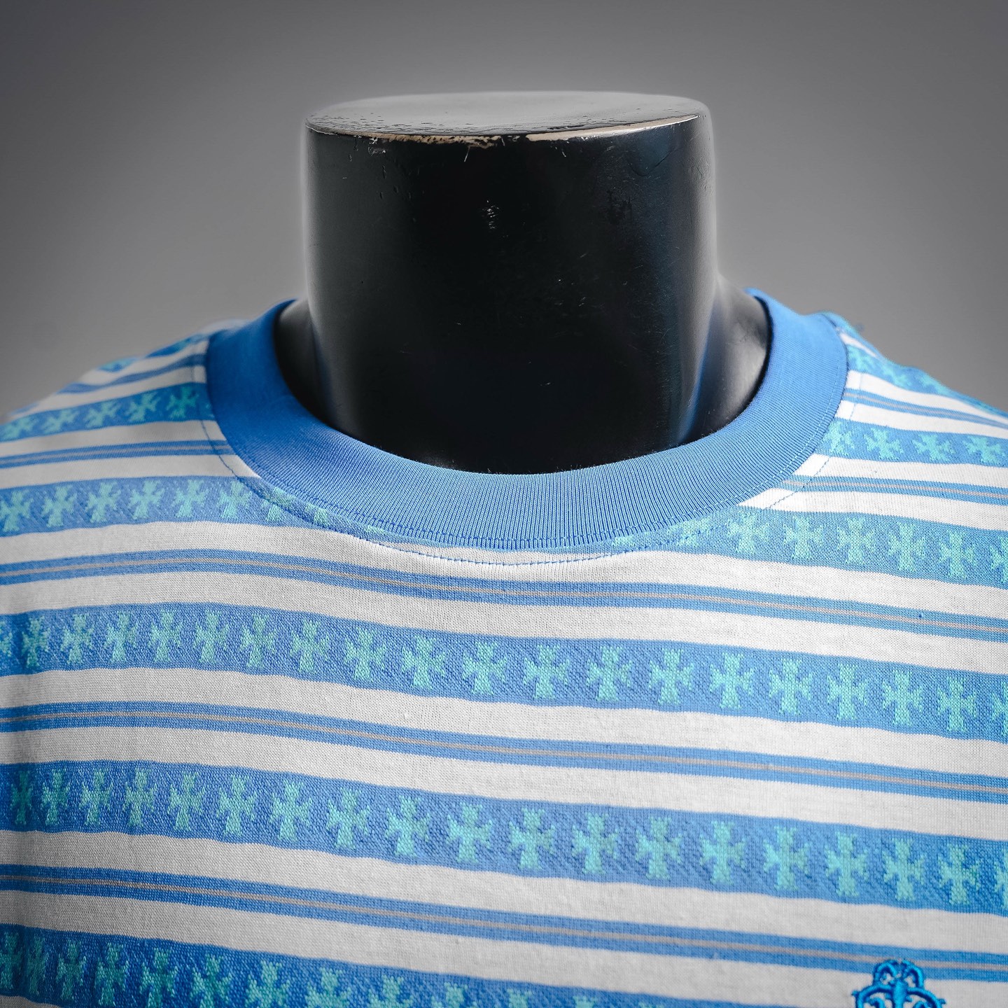 Chrome striped all-over t-shirt