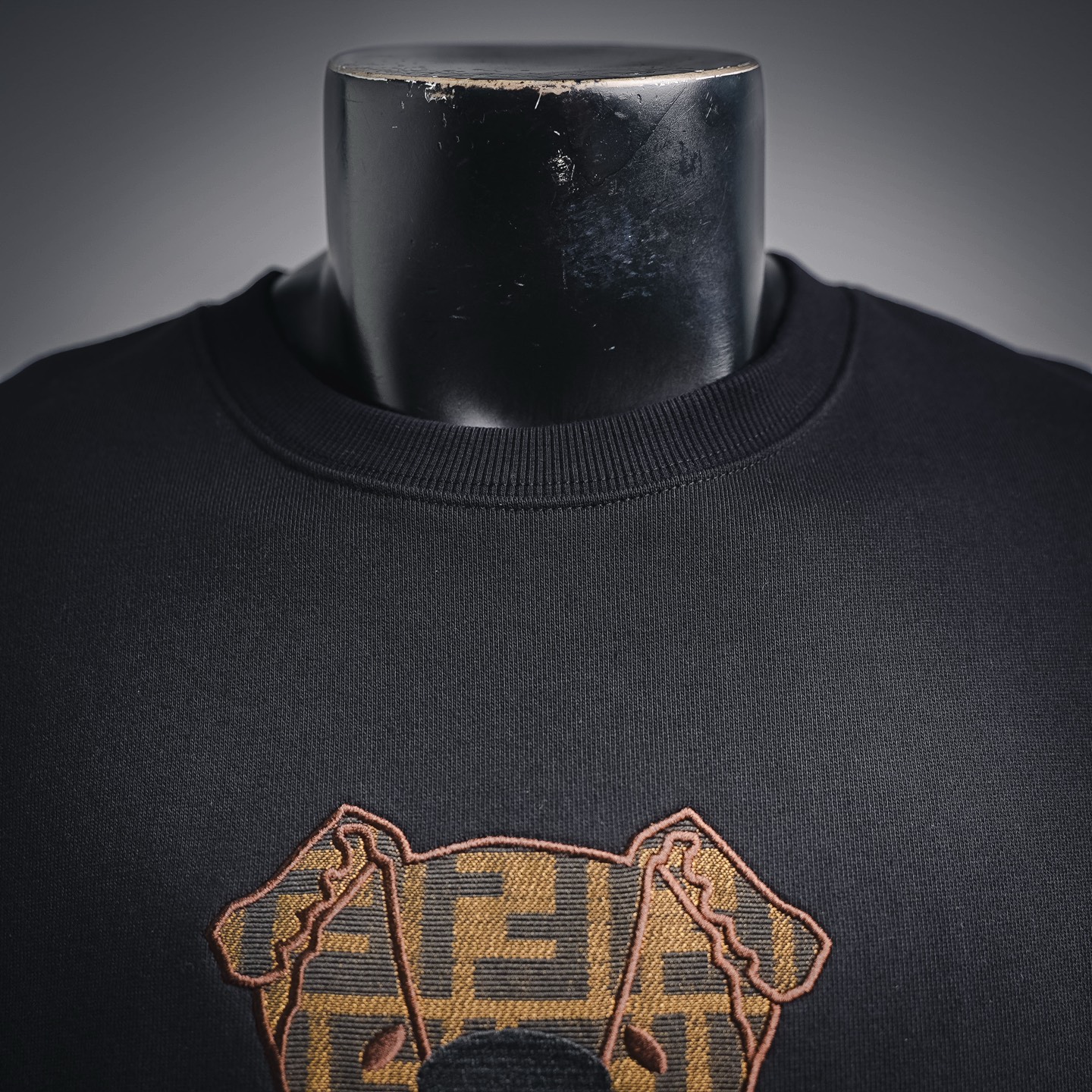 Fend embroidered sweatshirt