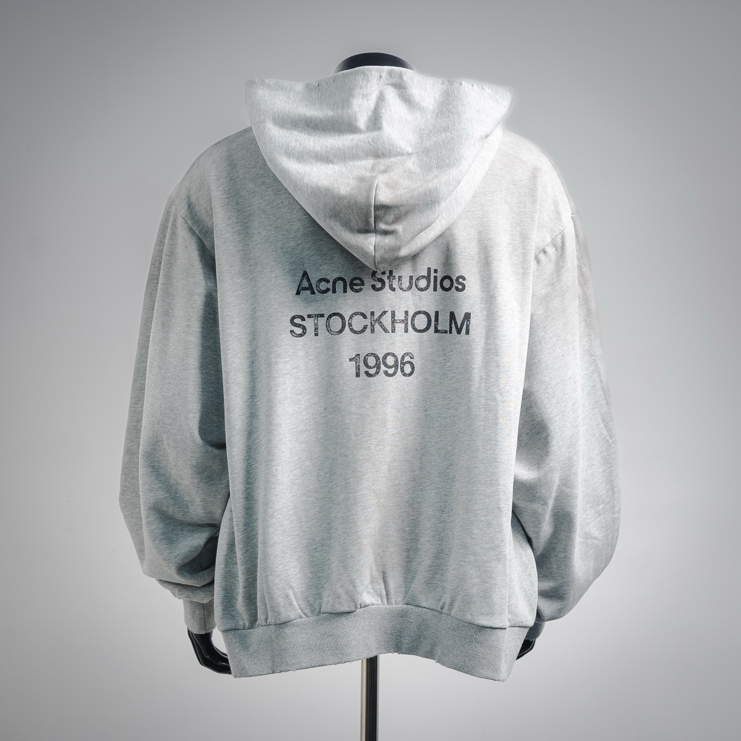 Acen washed letter hoodie