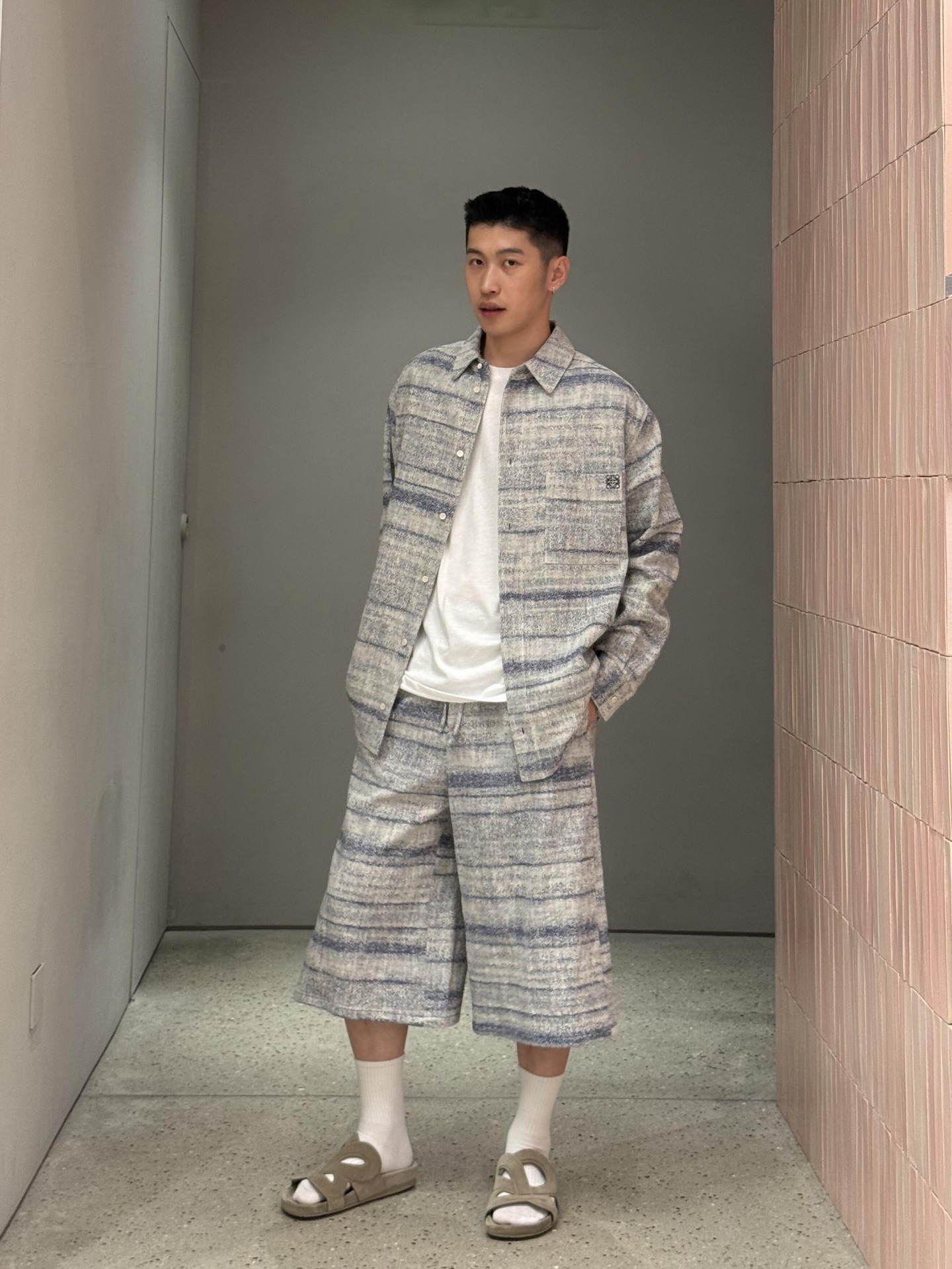 Loe textured denim shirts
