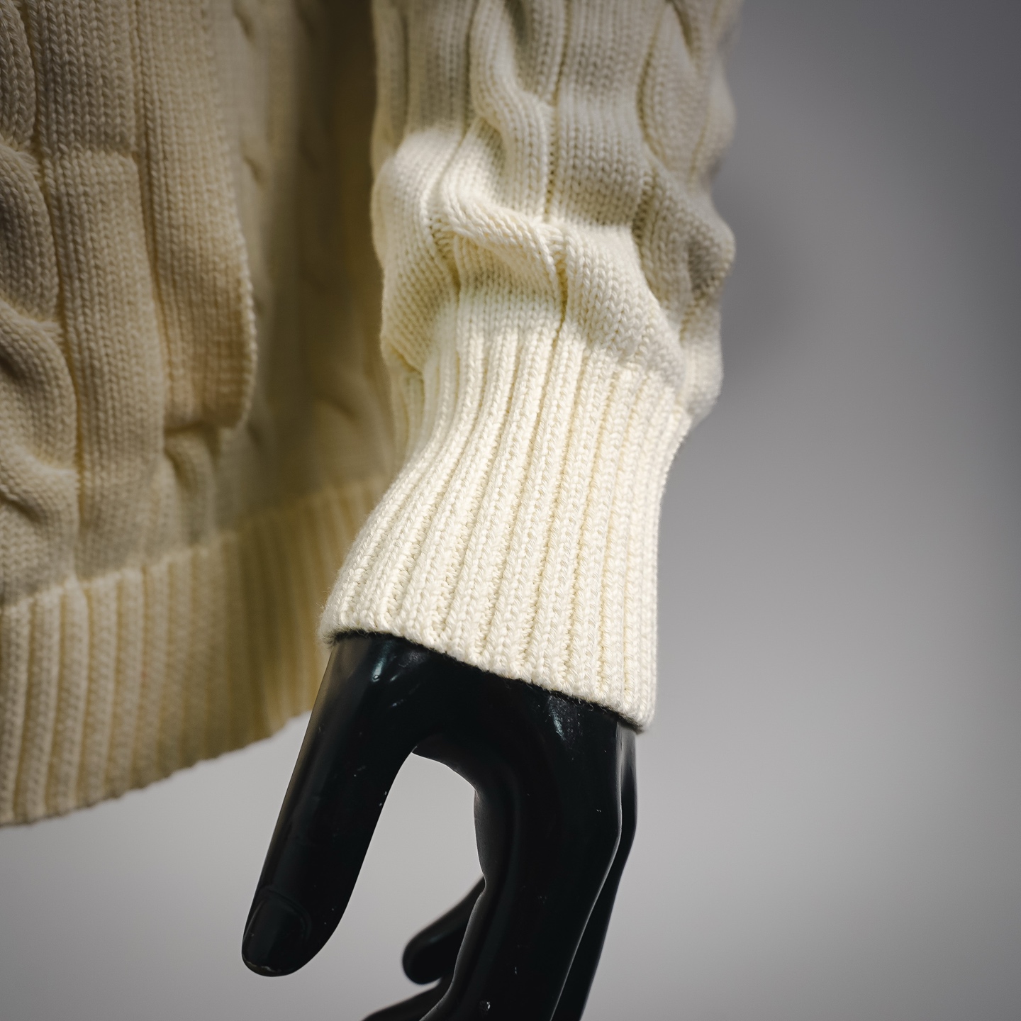 Ralph knit sweater zip-up jacket