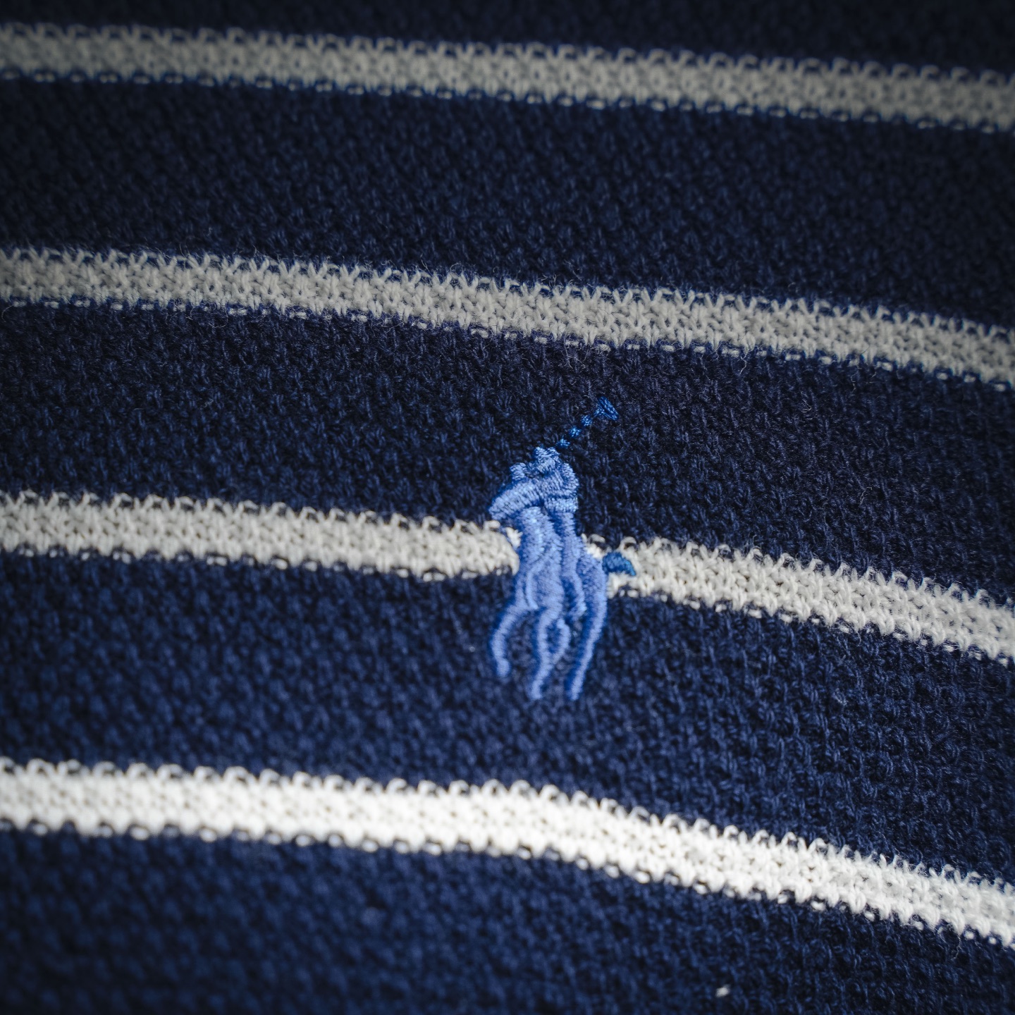 Ralph striped knit Polo