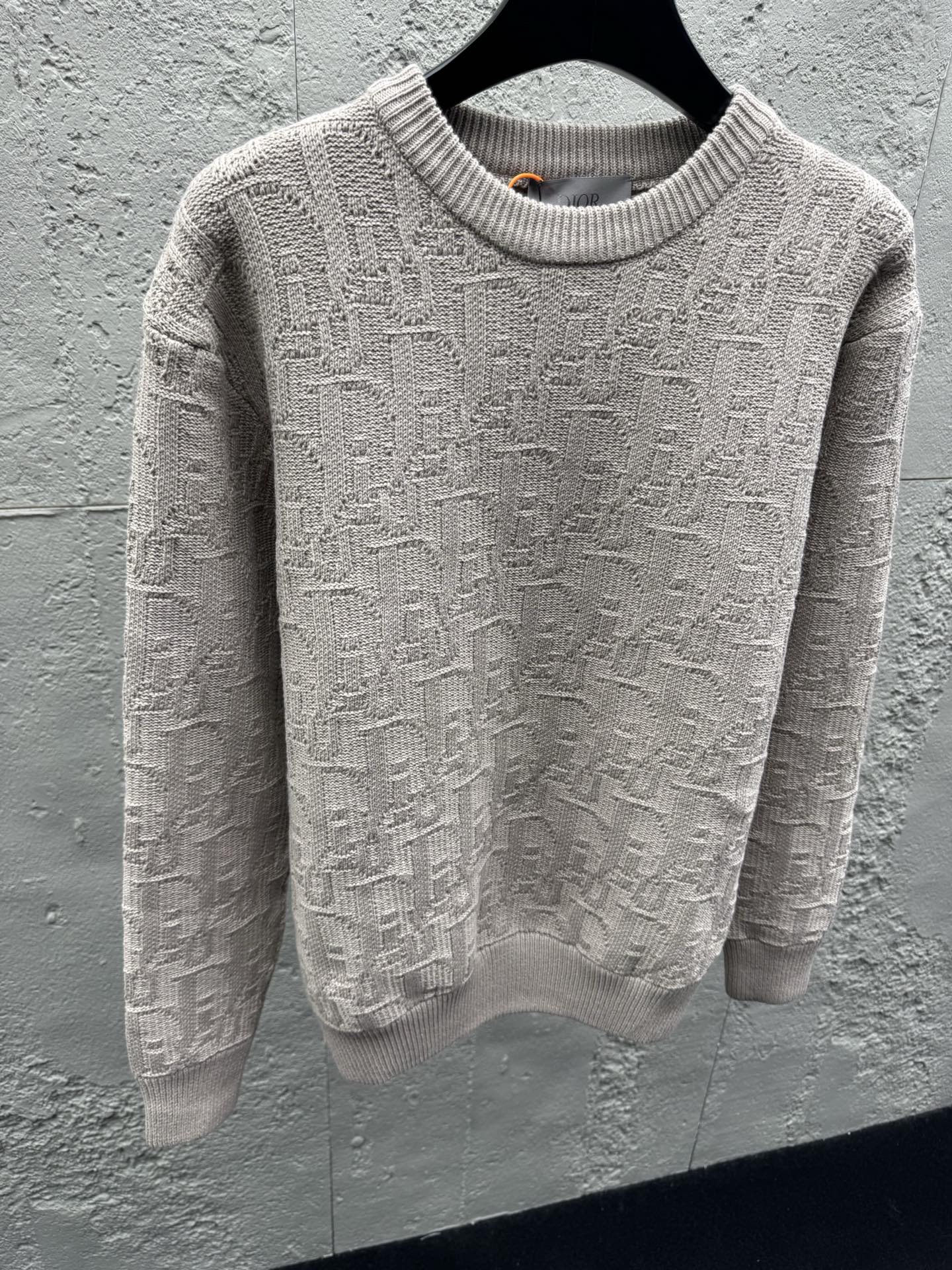 CD all-over jacquard sweater