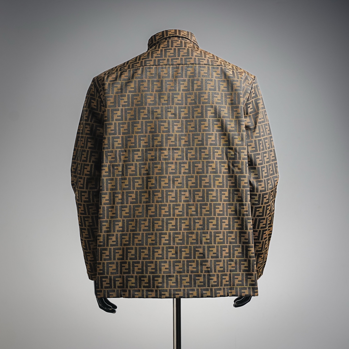 Fend all-over jacquard shirts