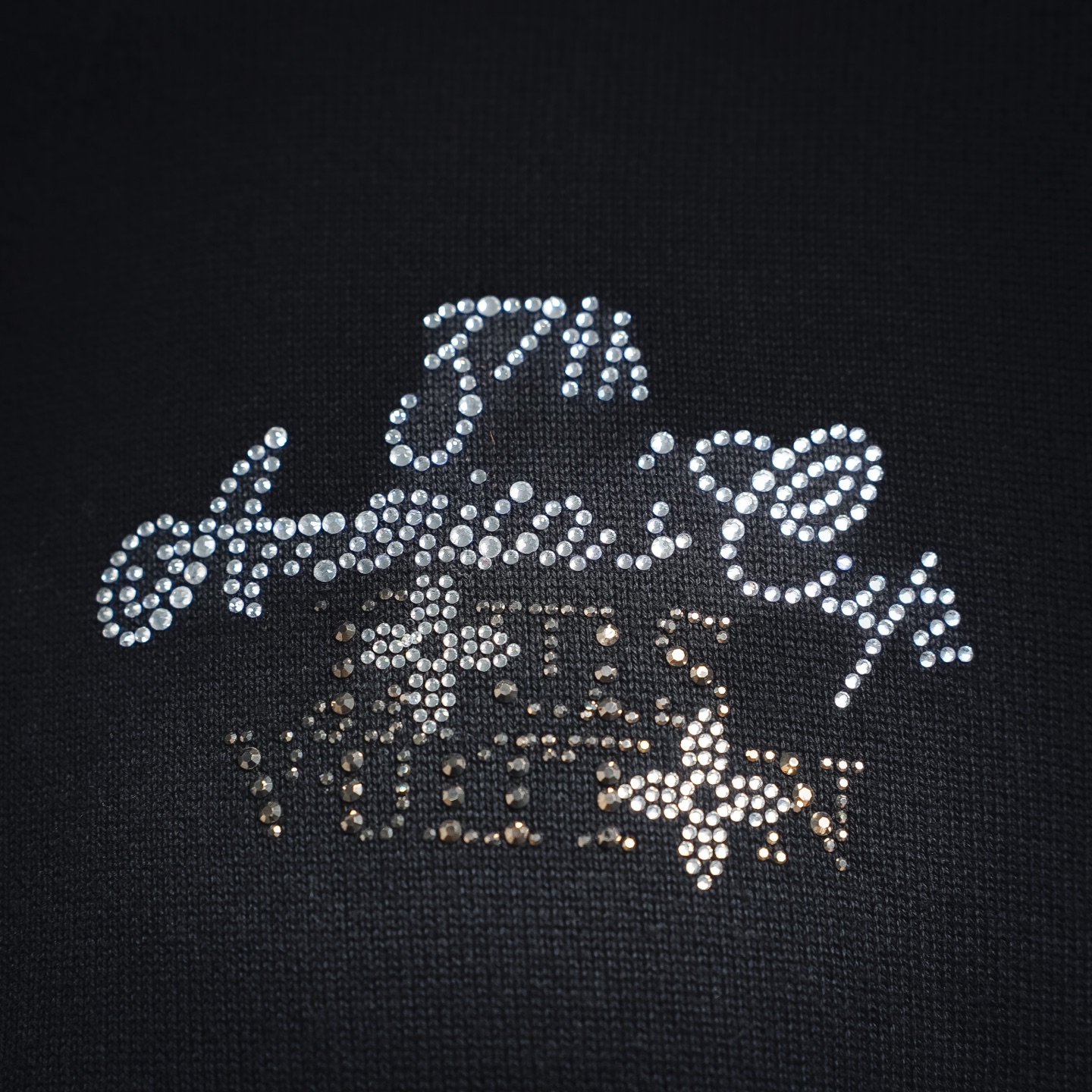 Louis rhinestone knit t-shirt