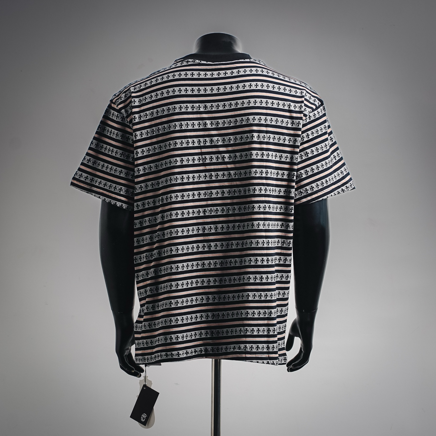 Chrome striped all-over t-shirt