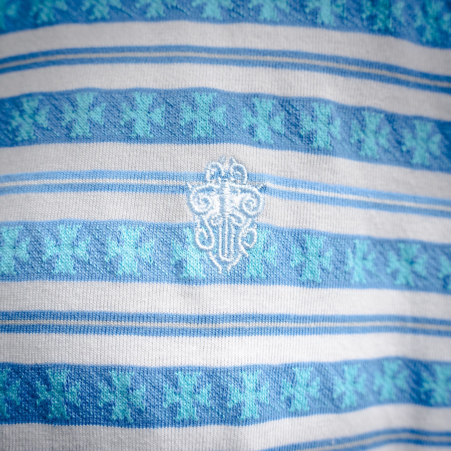 Chrome striped t-shirt