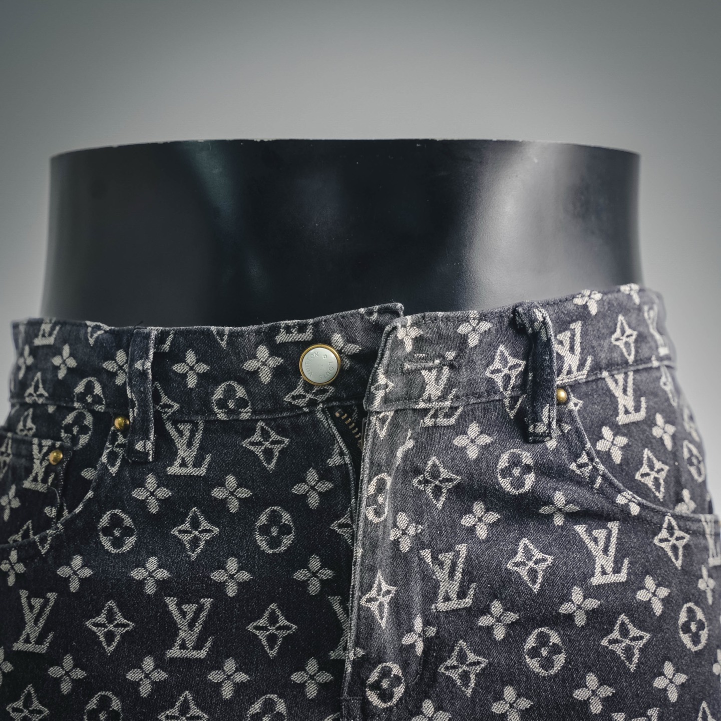 Loui print straight-leg jeans