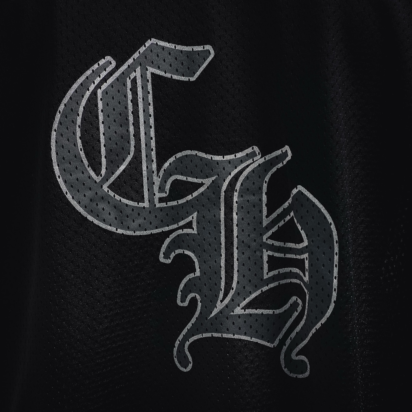 Chrome breathable mesh sweatshirt