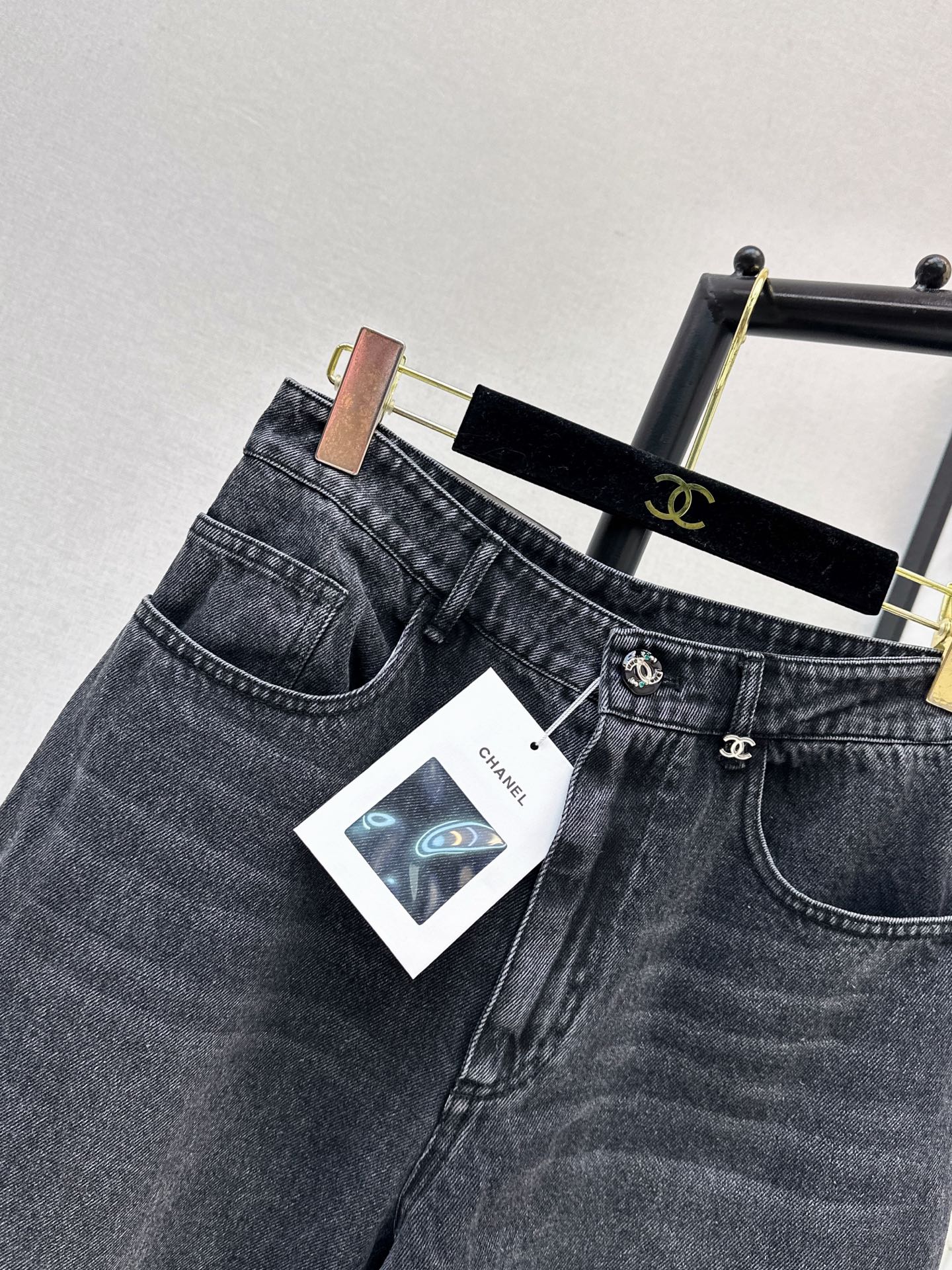 Chan 26fw wide-leg jeans