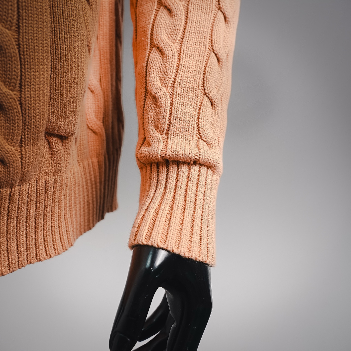 Ralph knit sweater zip-up jacket