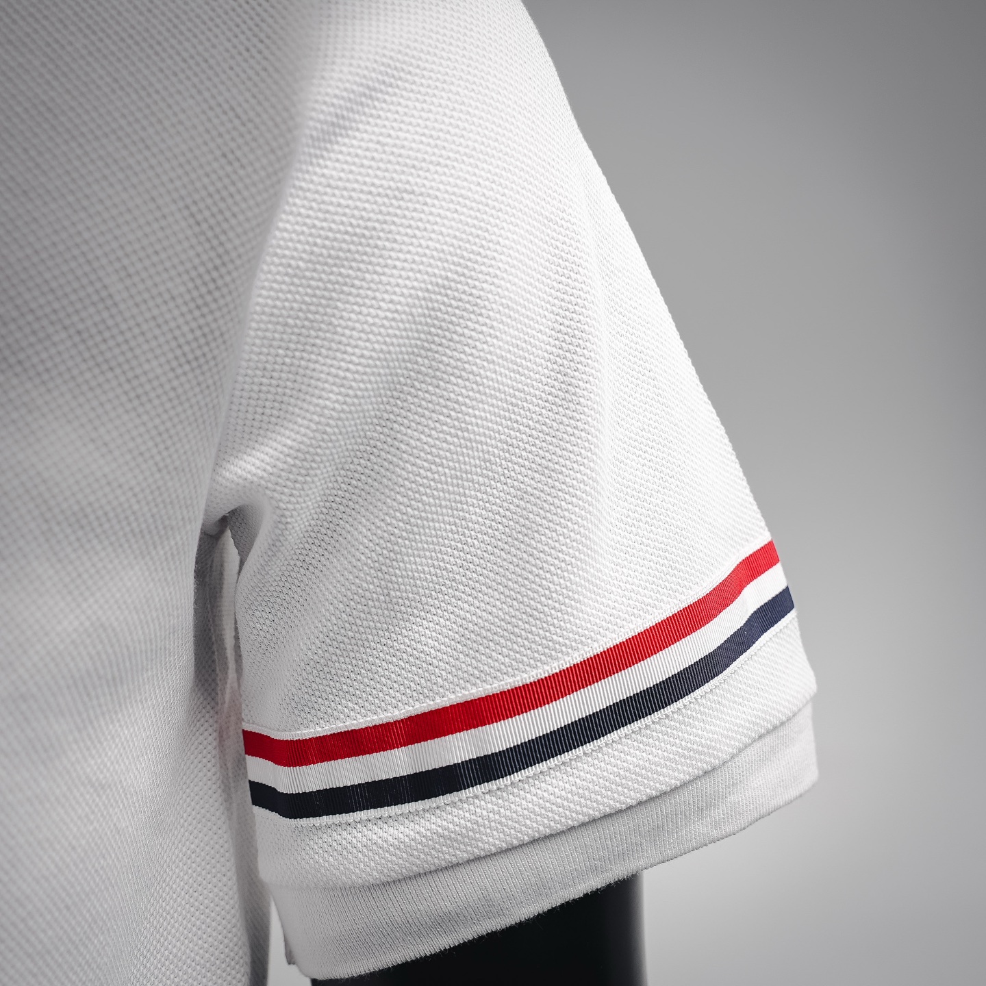 Thom contrast stripe Polo